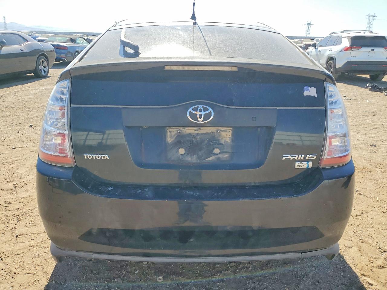 2006 Toyota Prius Base Black vin: JTDKB20U867515166