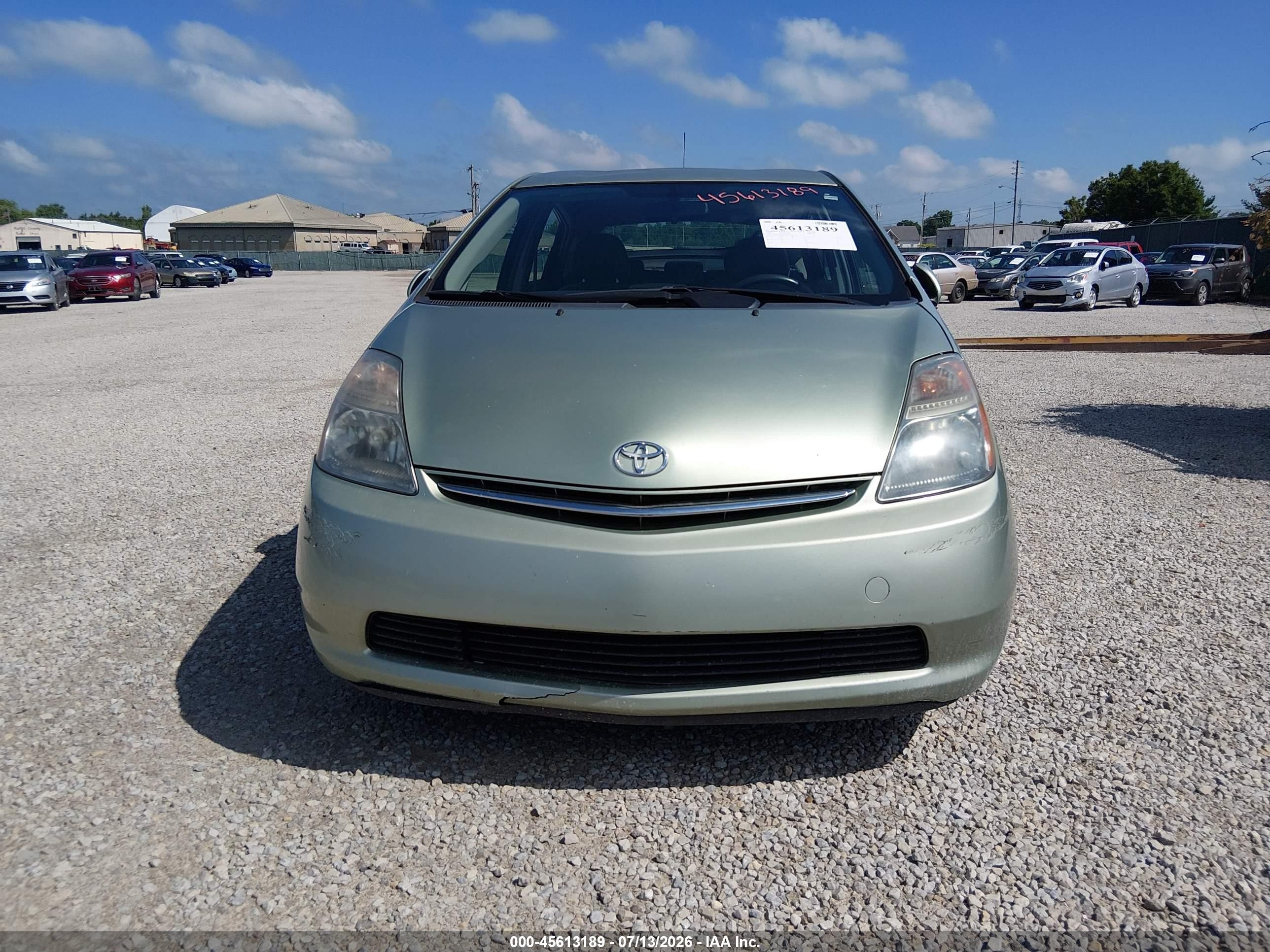 2006 Toyota Prius   Зеленый vin: JTDKB20U867520710