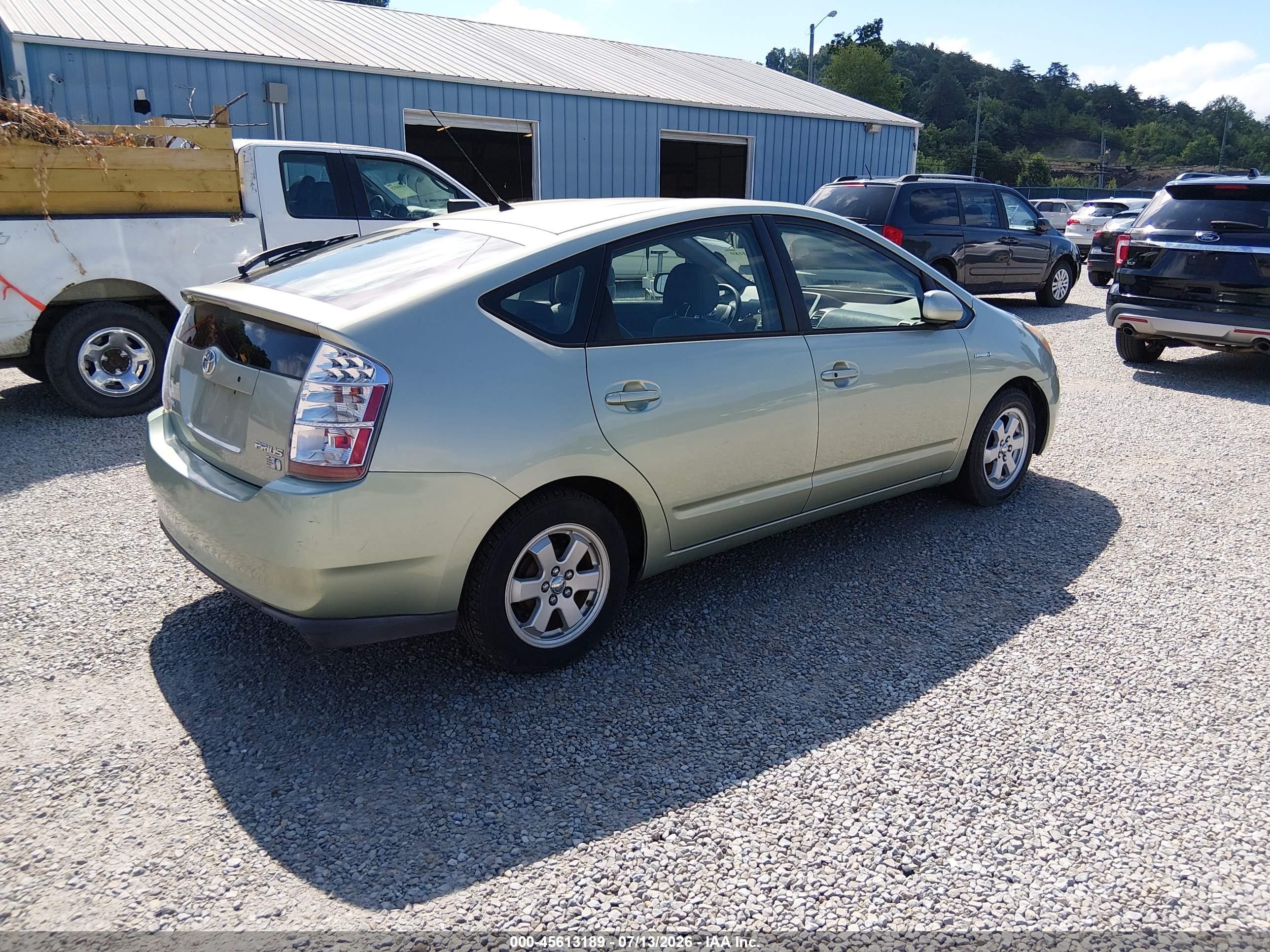 2006 Toyota Prius   Зеленый vin: JTDKB20U867520710