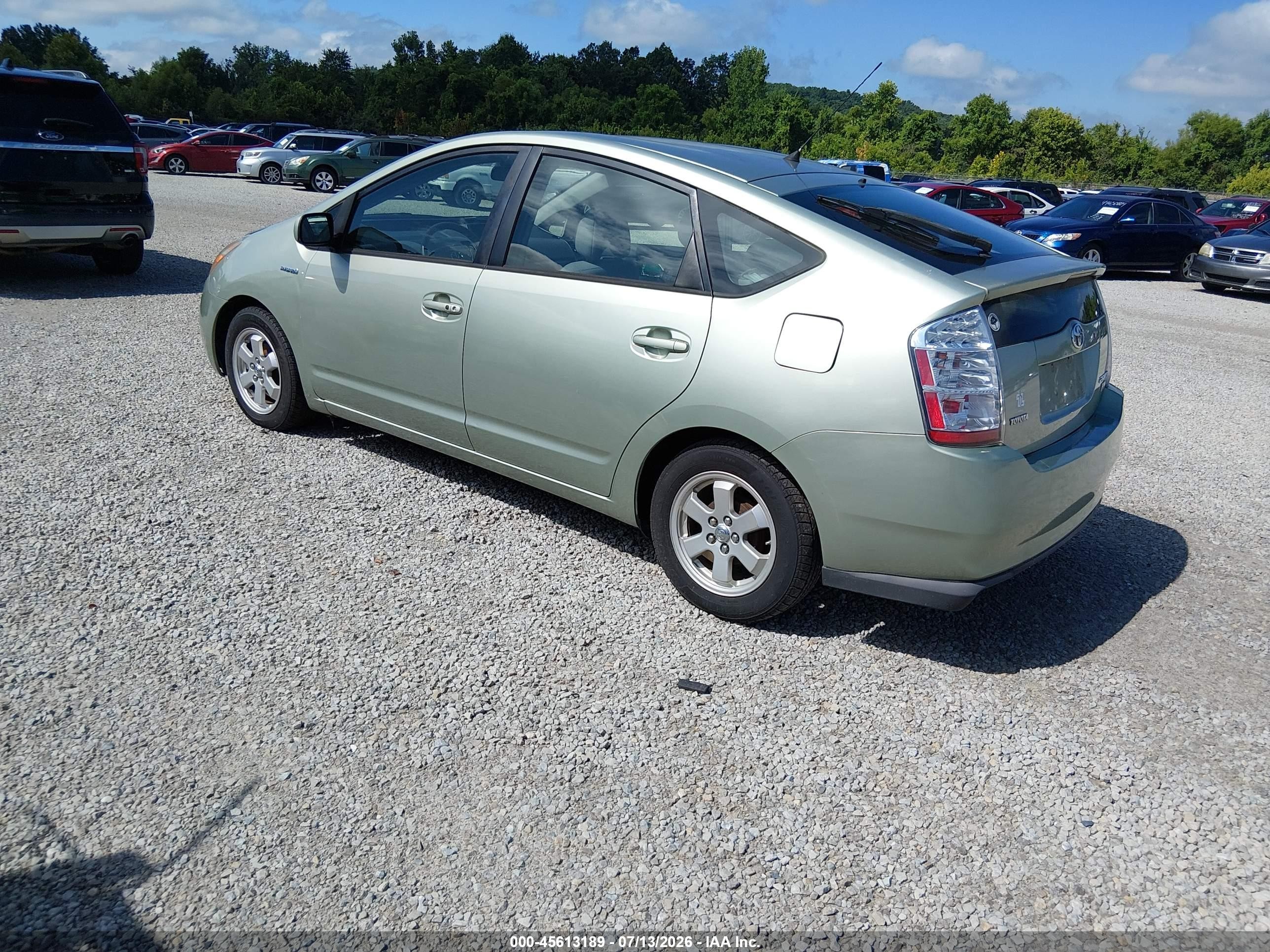 2006 Toyota Prius   Зеленый vin: JTDKB20U867520710