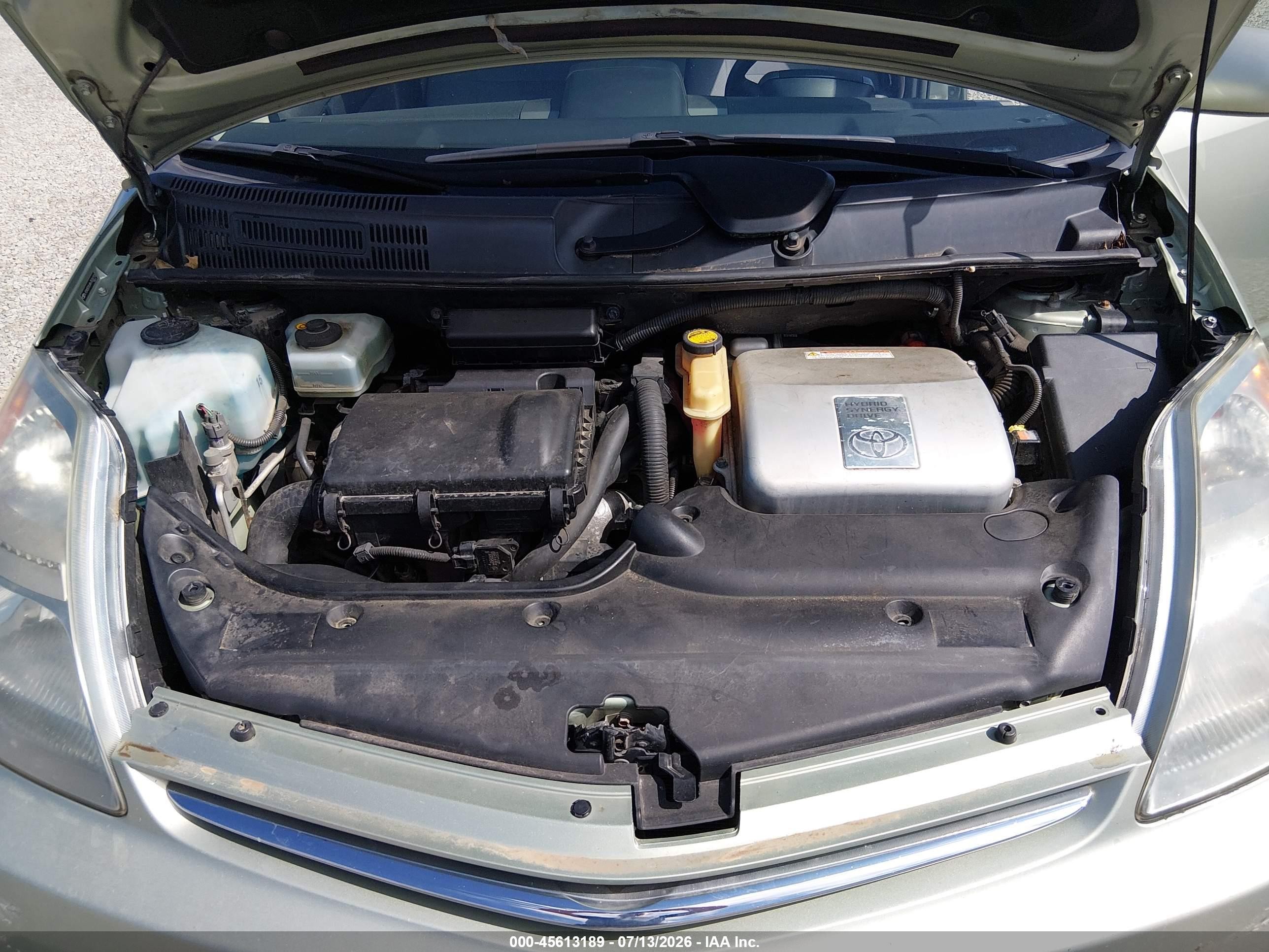 2006 Toyota Prius   Зеленый vin: JTDKB20U867520710