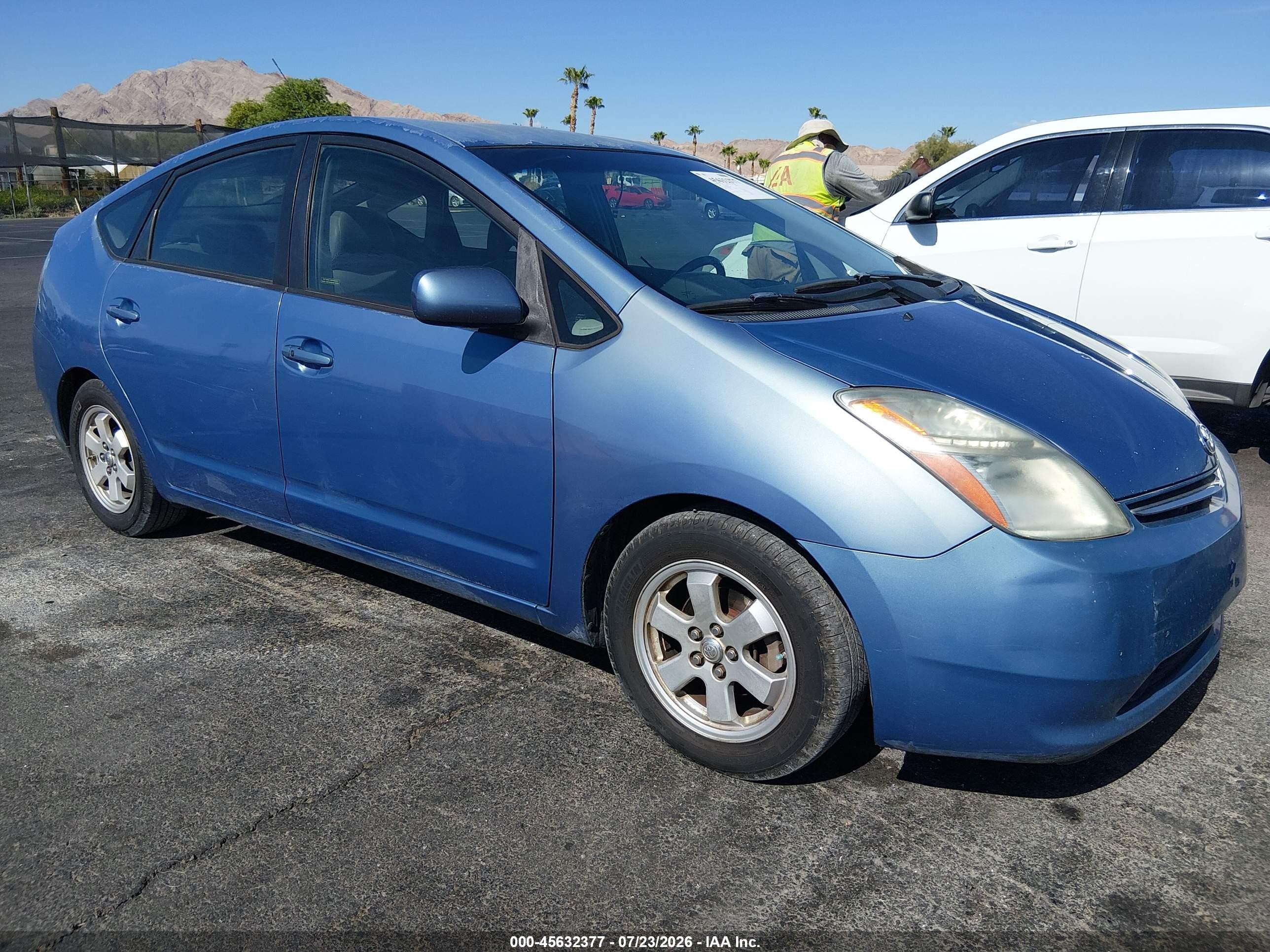 2006 Toyota Prius   Синий vin: JTDKB20U867529987