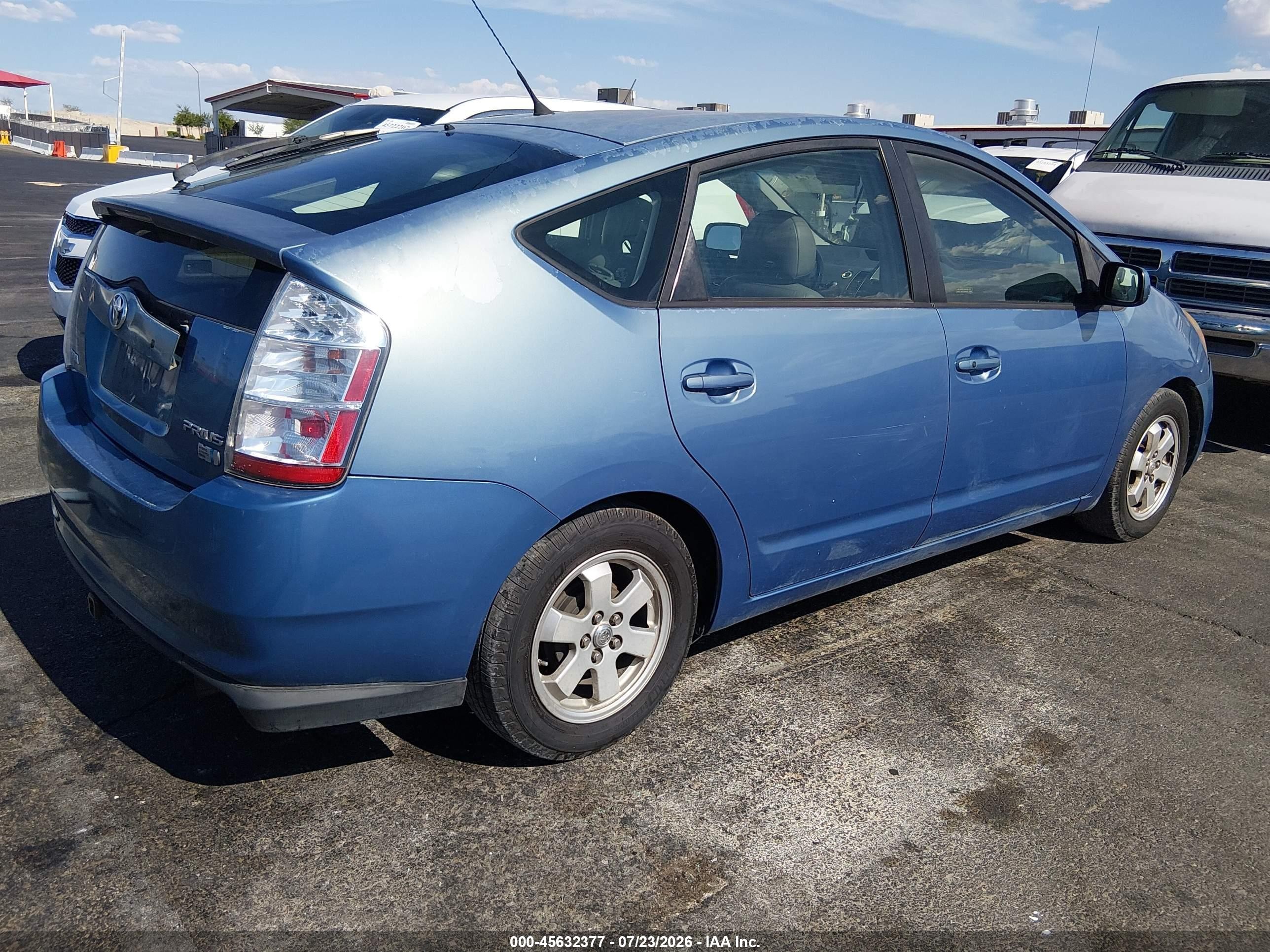 2006 Toyota Prius   Blue vin: JTDKB20U867529987