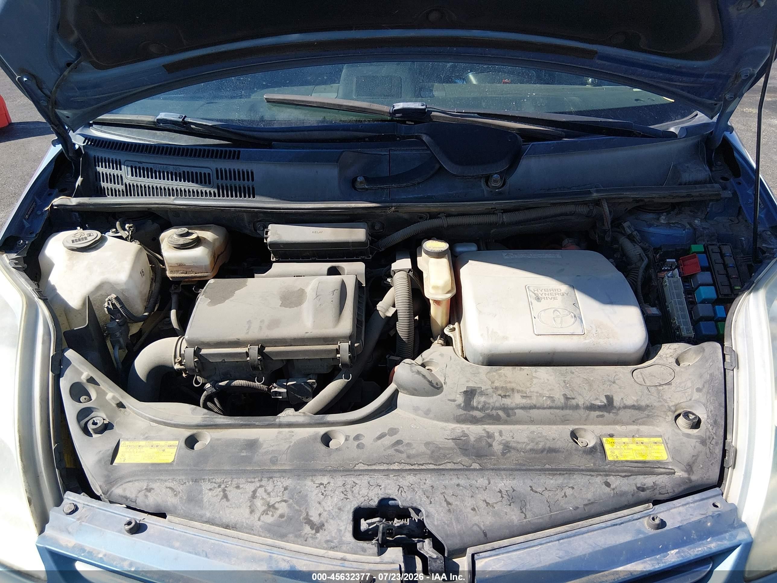 2006 Toyota Prius   Blue vin: JTDKB20U867529987