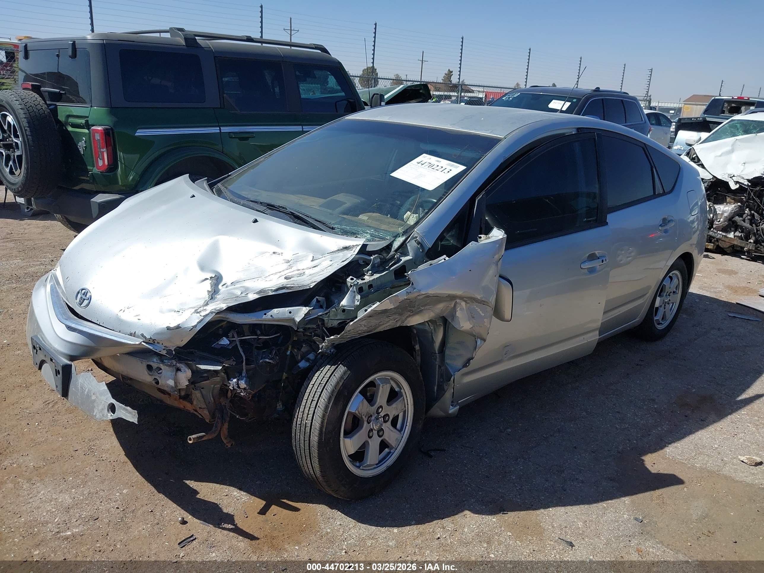 2006 Toyota Prius   Silver vin: JTDKB20U867533649