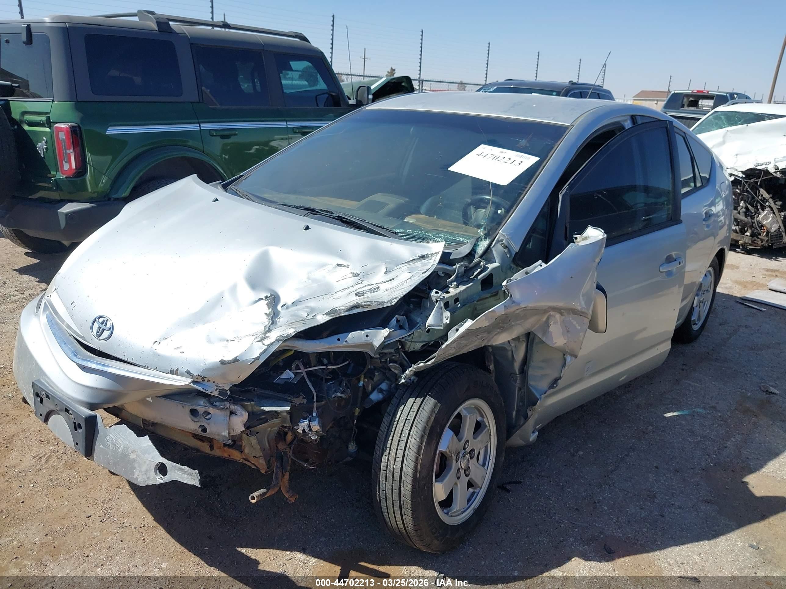 2006 Toyota Prius   Silver vin: JTDKB20U867533649