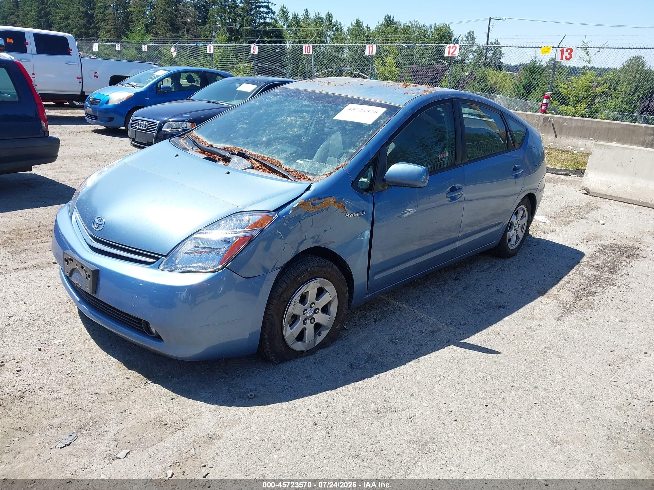 2006 Toyota Prius   Синий vin: JTDKB20U867533747