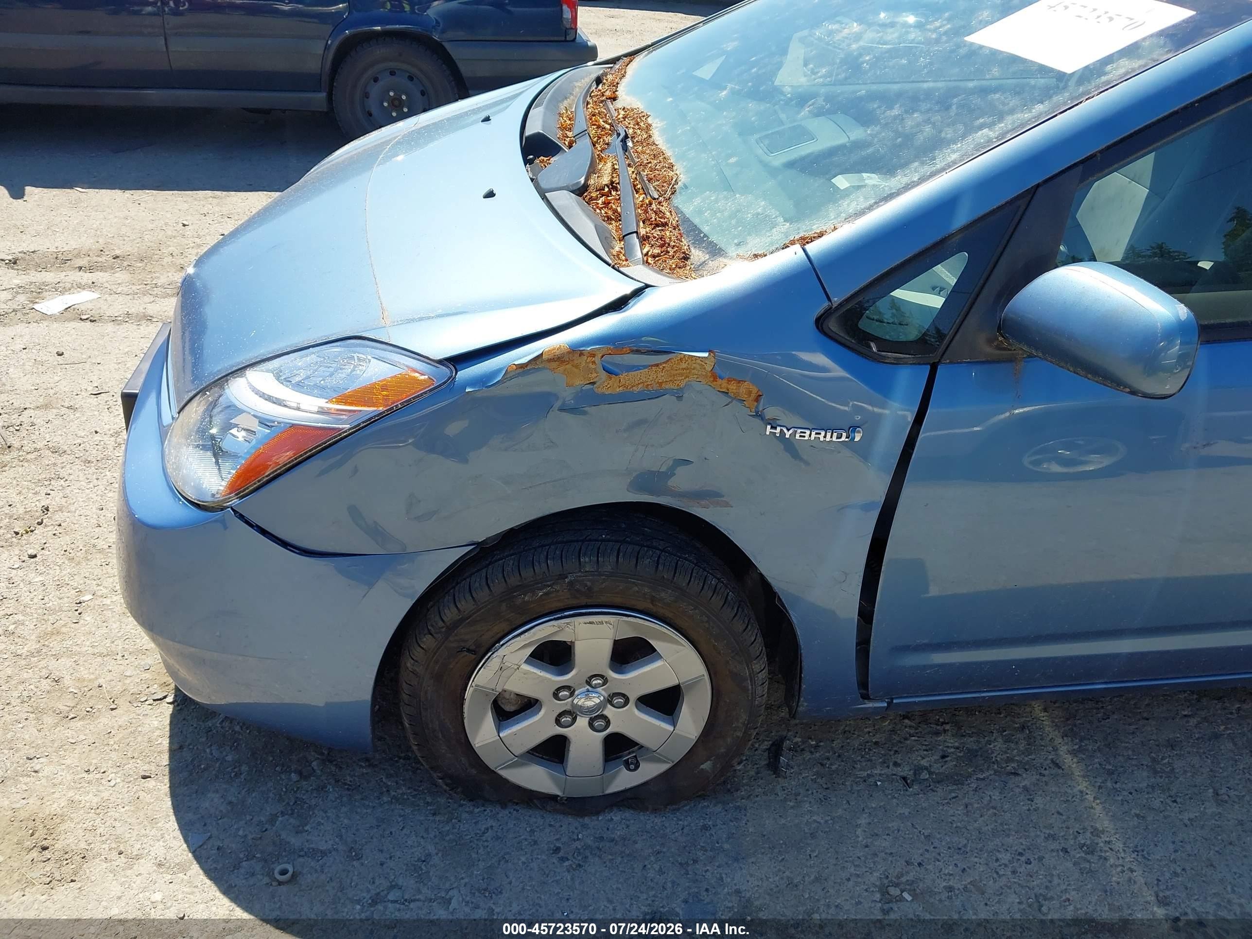2006 Toyota Prius   Синий vin: JTDKB20U867533747