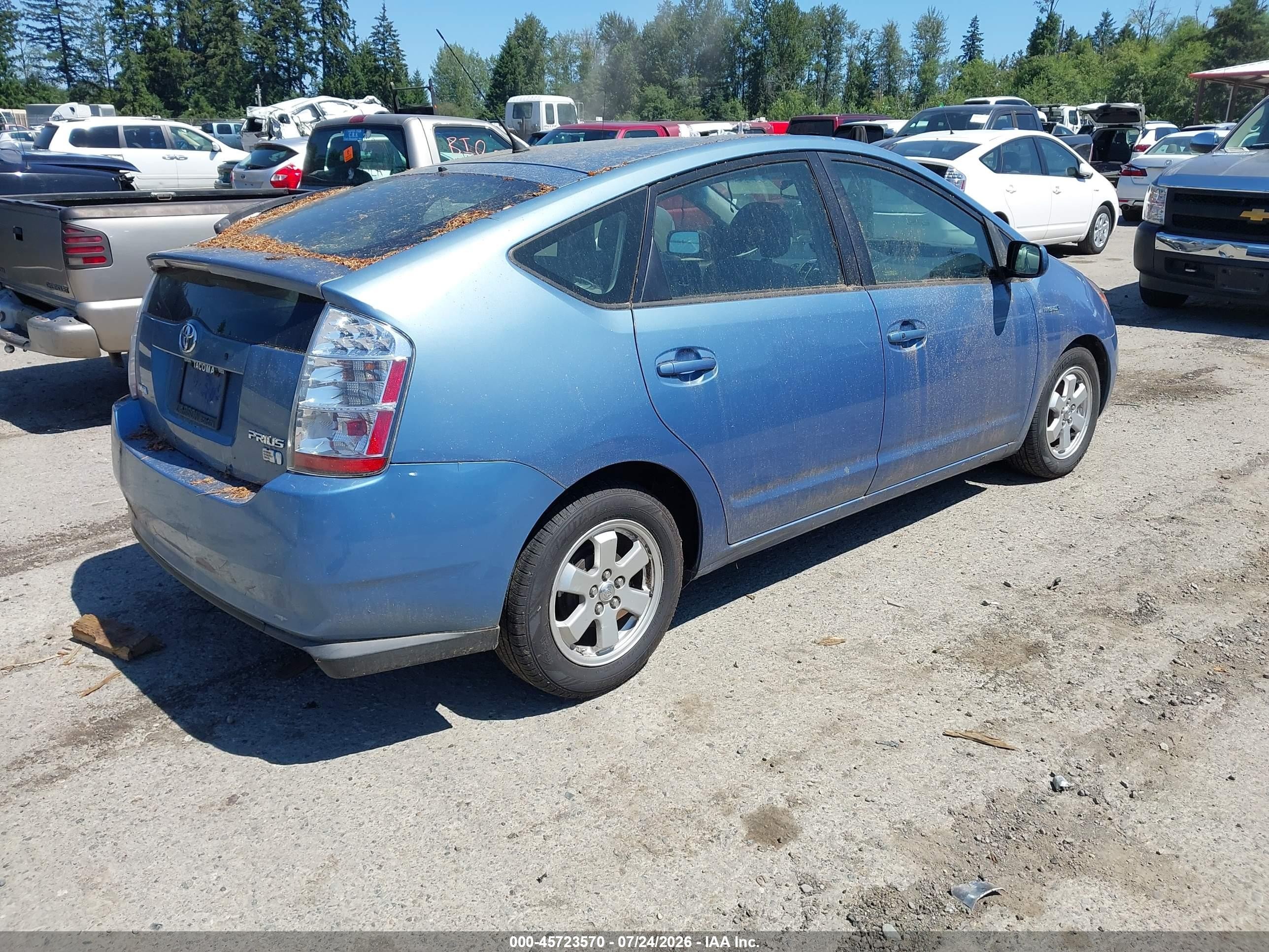 2006 Toyota Prius   Синий vin: JTDKB20U867533747