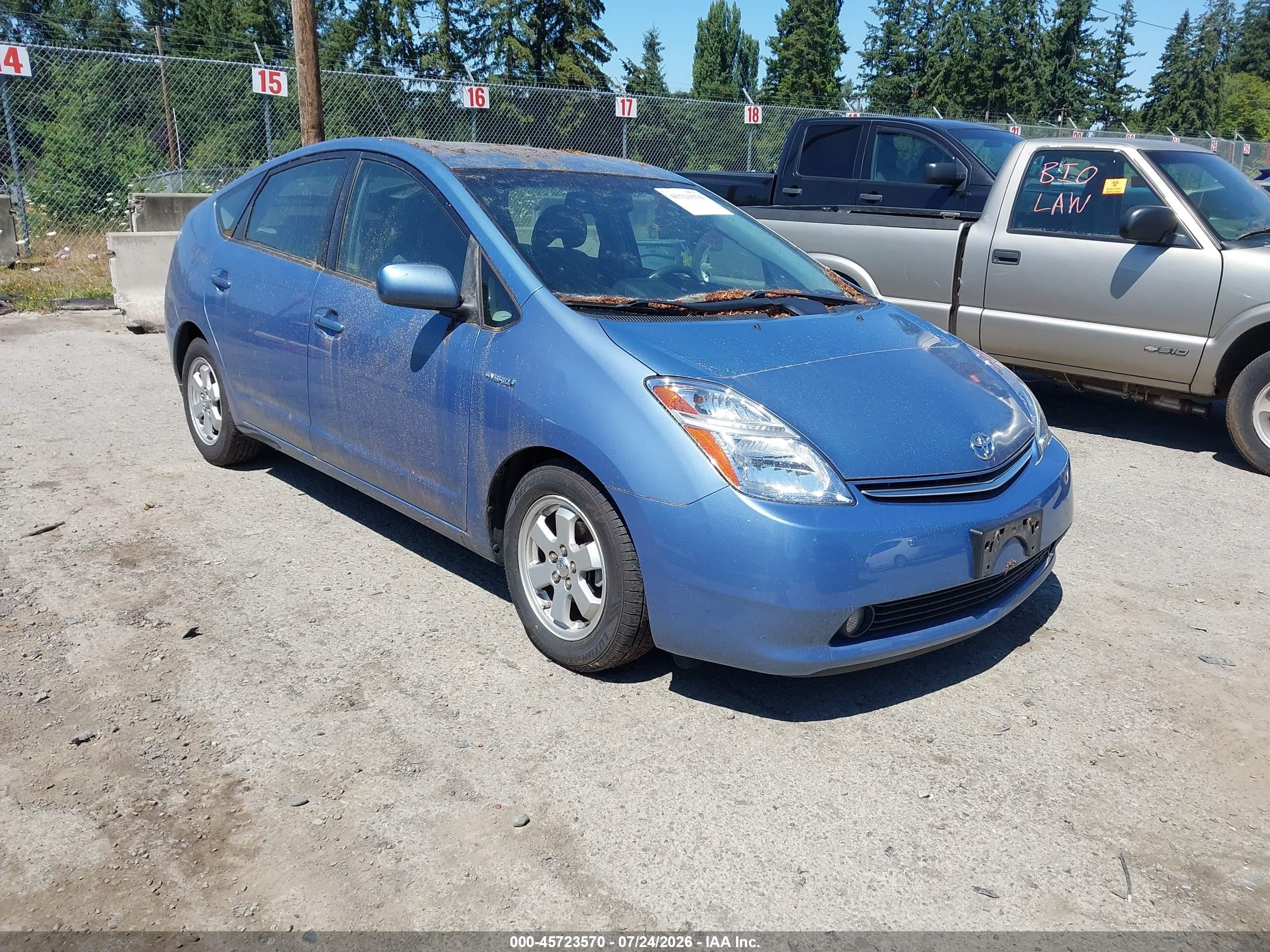 2006 Toyota Prius   Синий vin: JTDKB20U867533747
