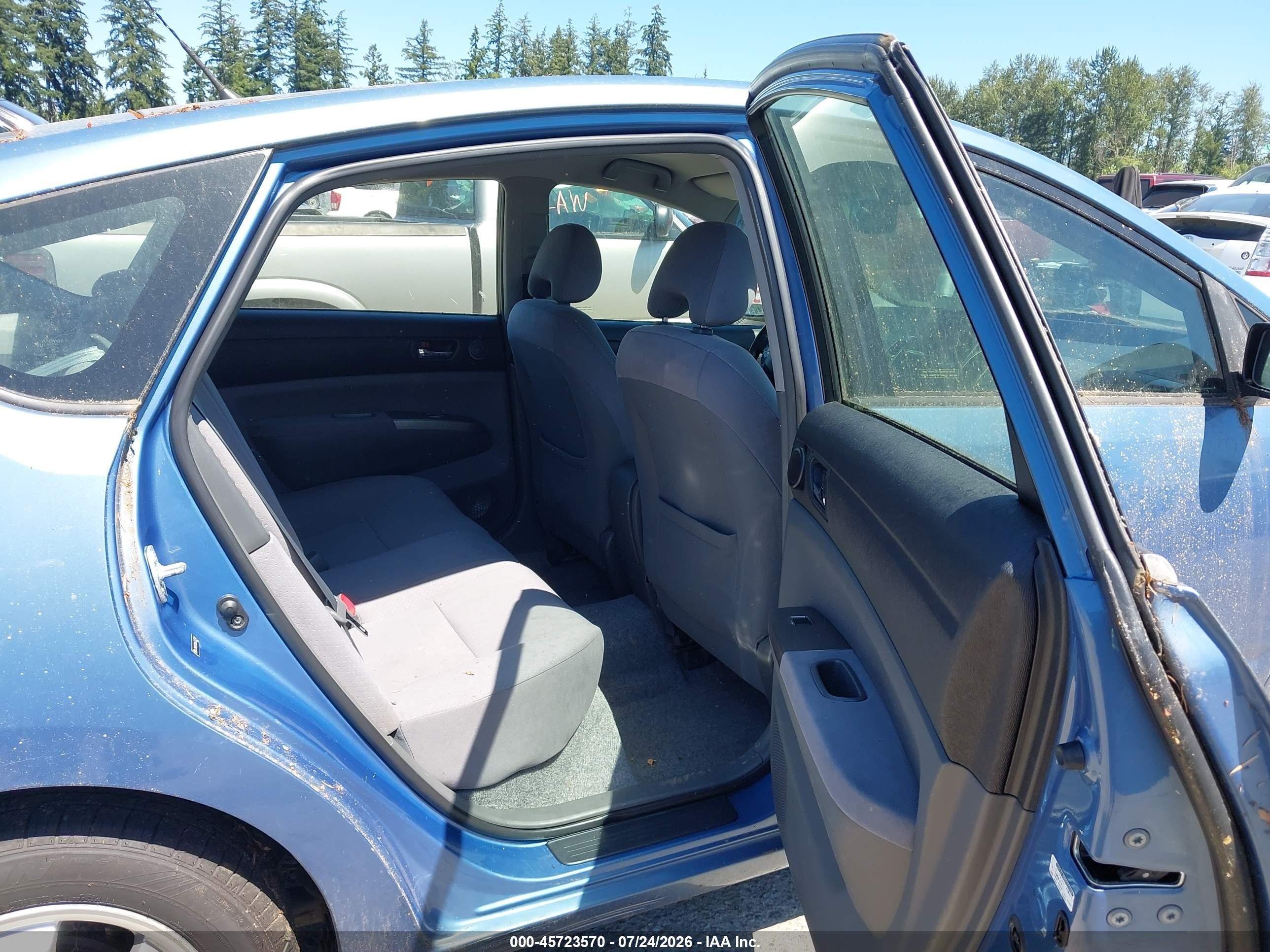 2006 Toyota Prius   Синий vin: JTDKB20U867533747