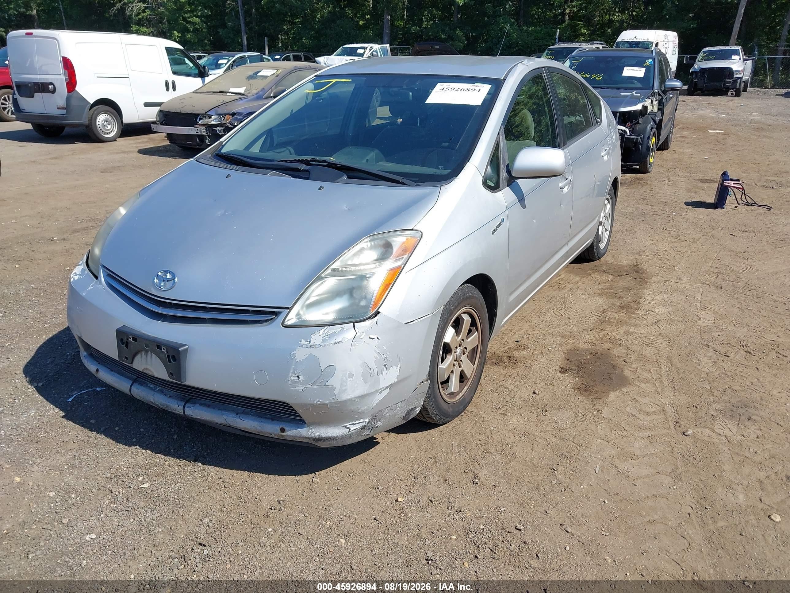 2006 Toyota Prius   Silver vin: JTDKB20U867542495
