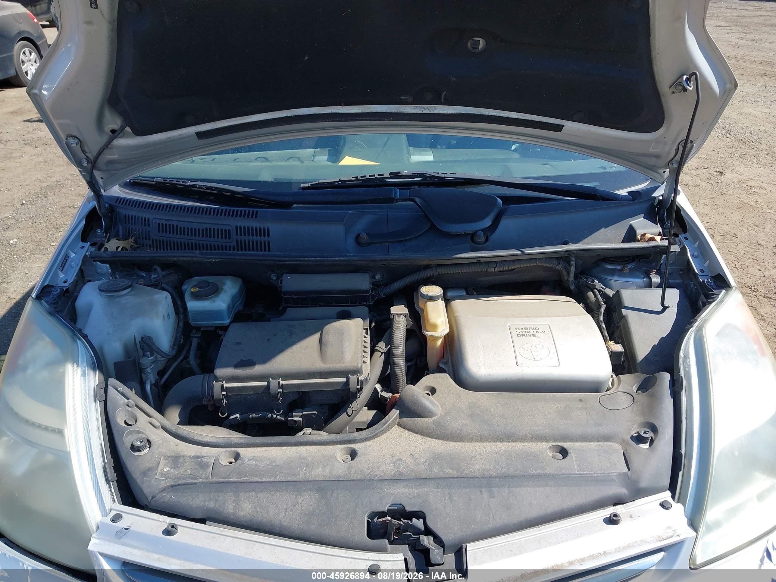 2006 Toyota Prius   Silver vin: JTDKB20U867542495