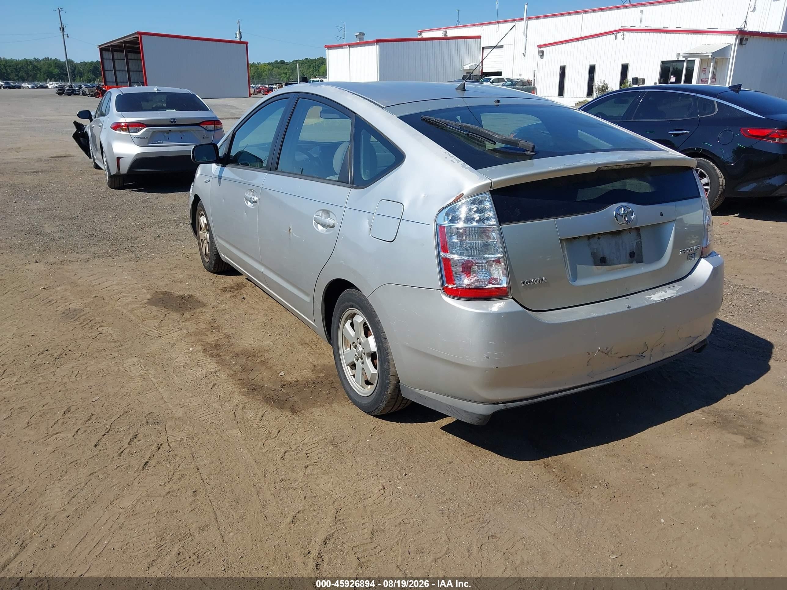 2006 Toyota Prius   Silver vin: JTDKB20U867542495