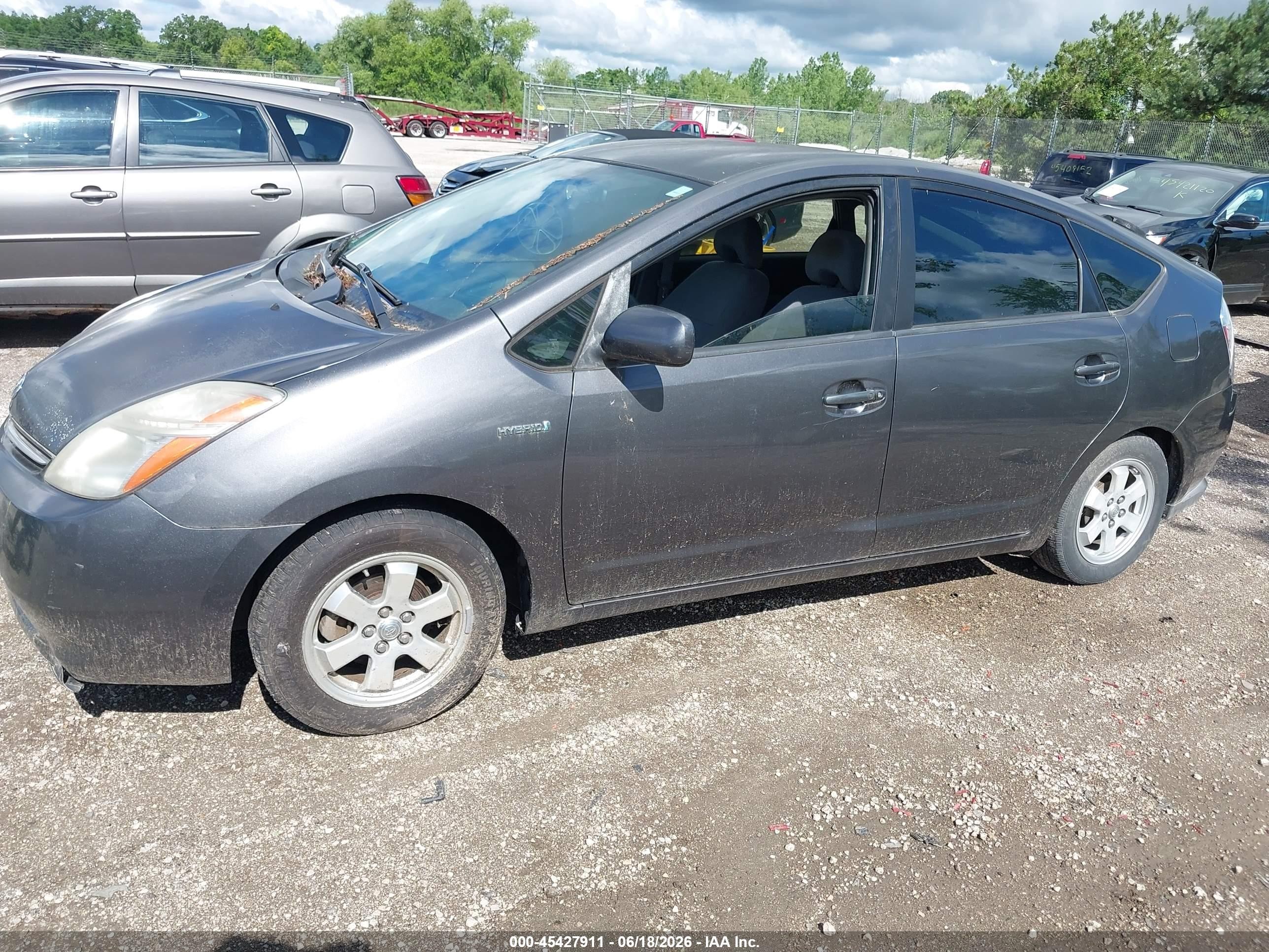 2007 Toyota Prius   Gray vin: JTDKB20U873209027