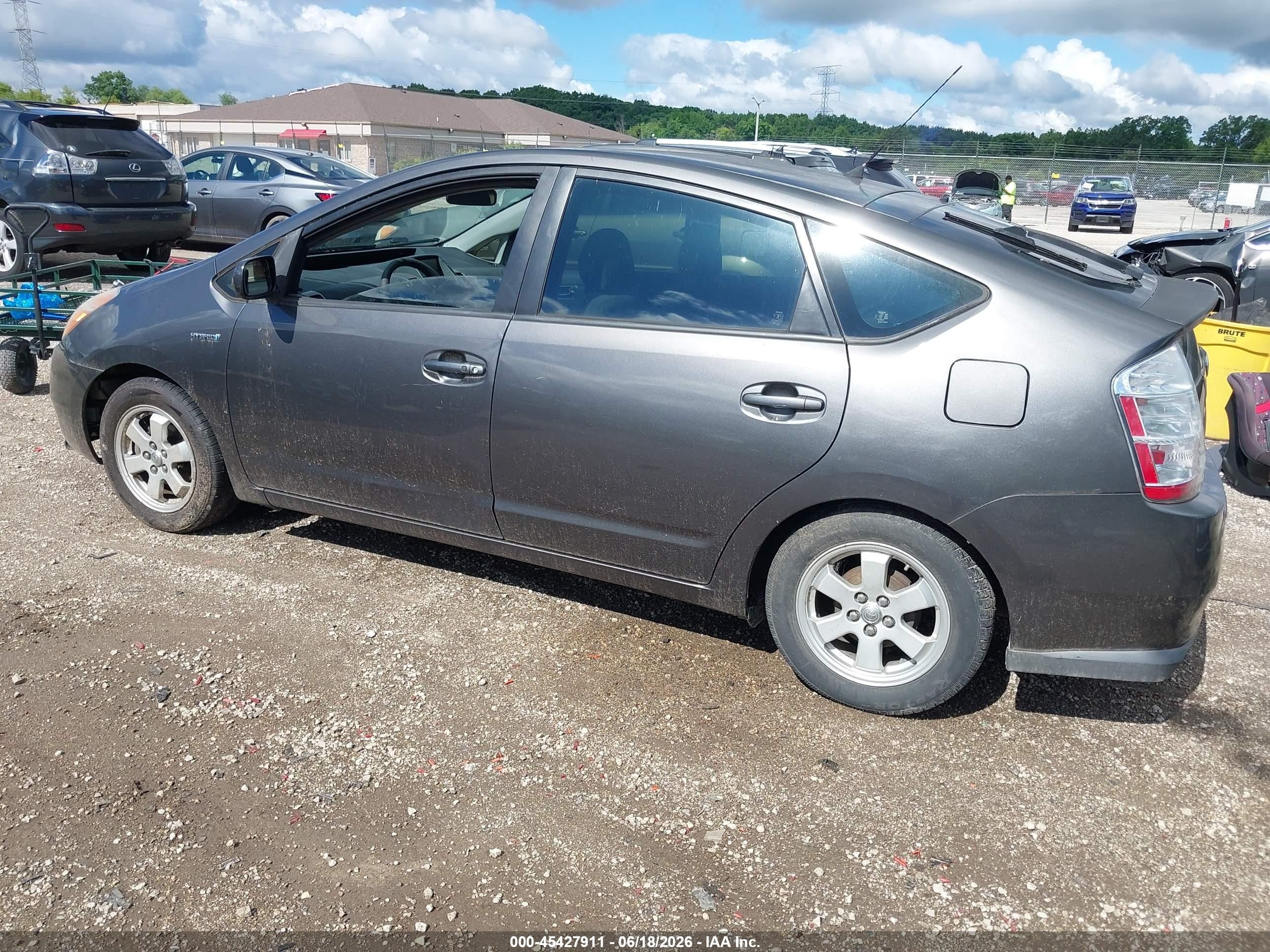 2007 Toyota Prius   Gray vin: JTDKB20U873209027