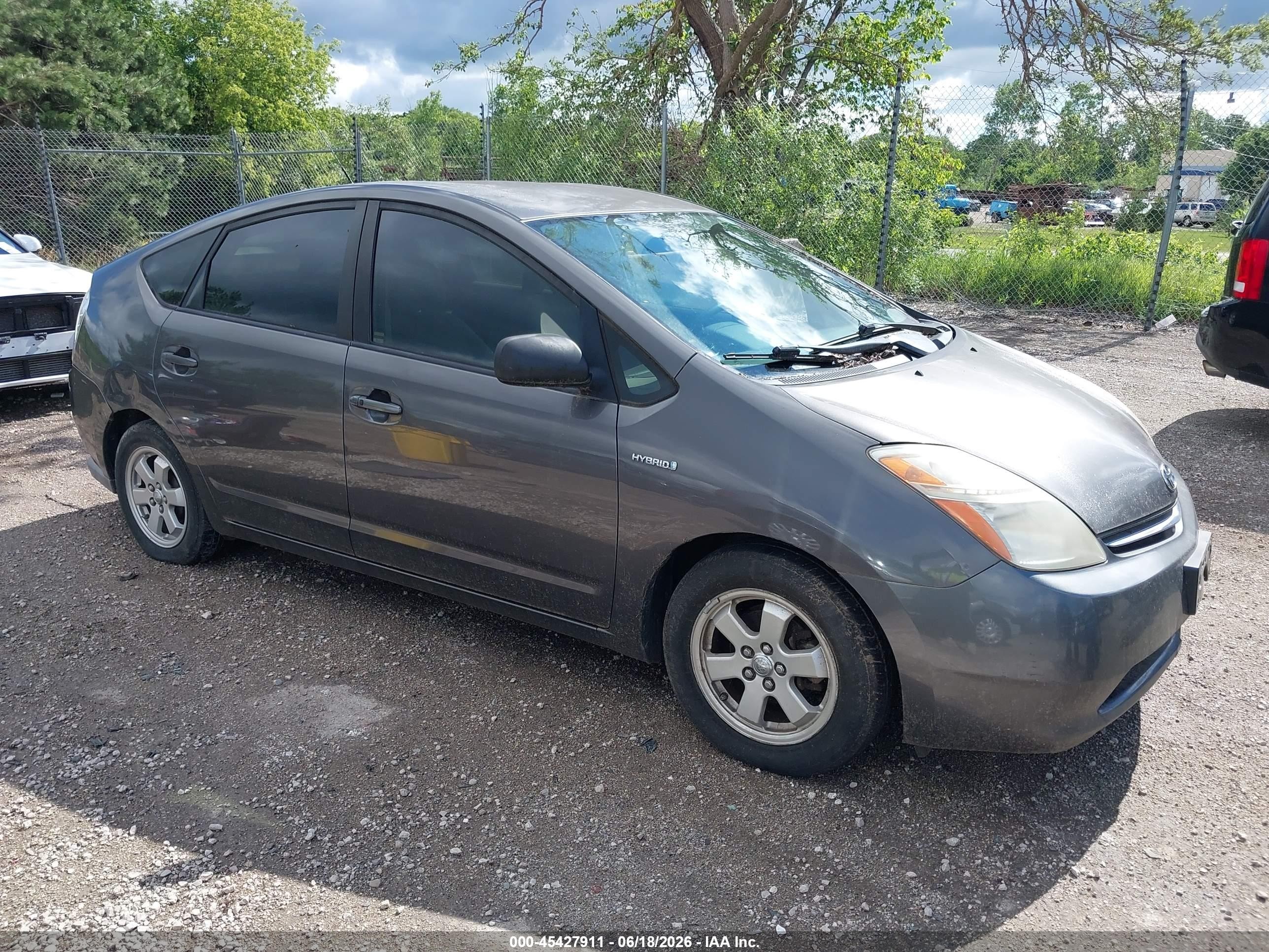 2007 Toyota Prius   Gray vin: JTDKB20U873209027