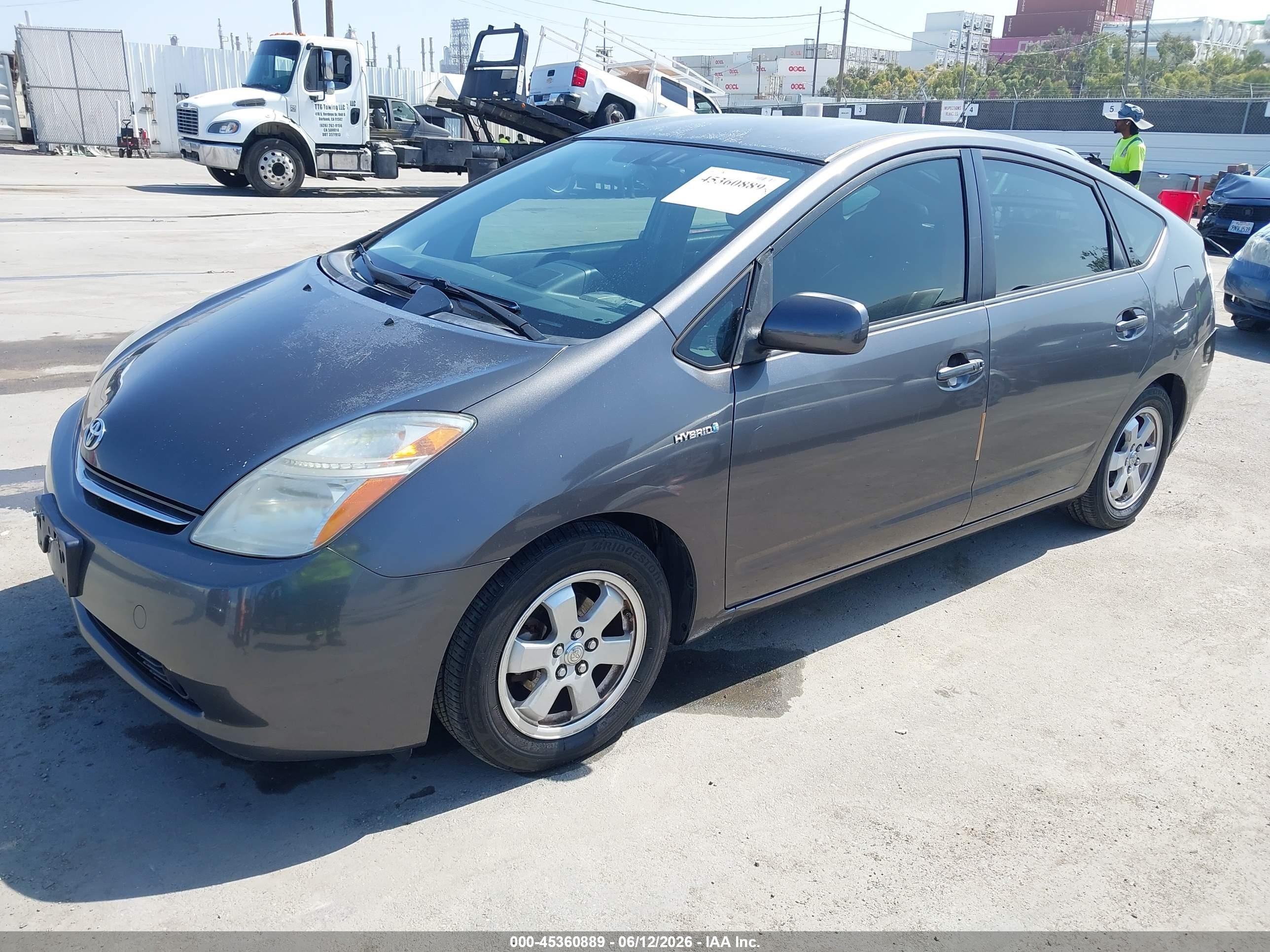 2007 Toyota Prius   Серый vin: JTDKB20U873218374