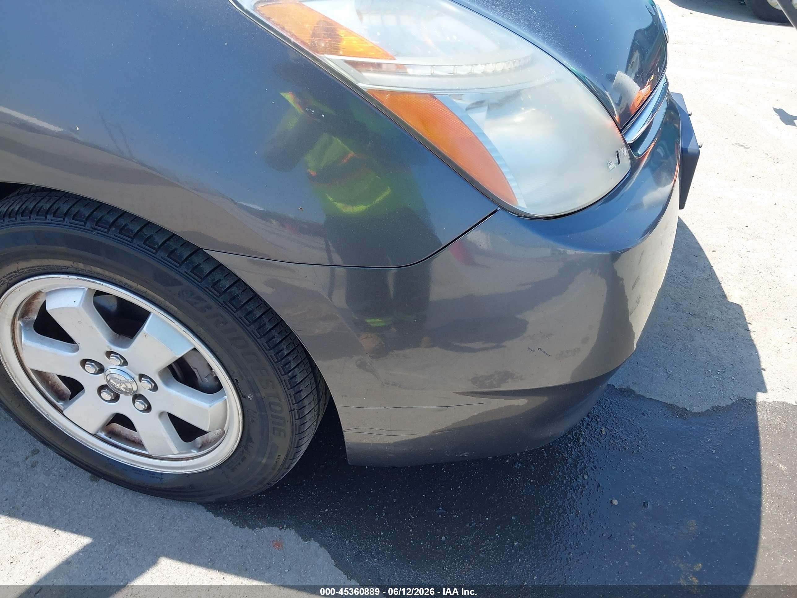 2007 Toyota Prius   Серый vin: JTDKB20U873218374