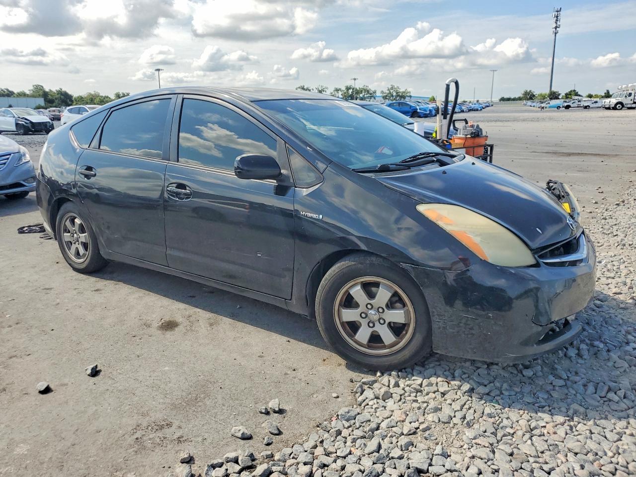 2007 Toyota Prius Base Black vin: JTDKB20U873226135