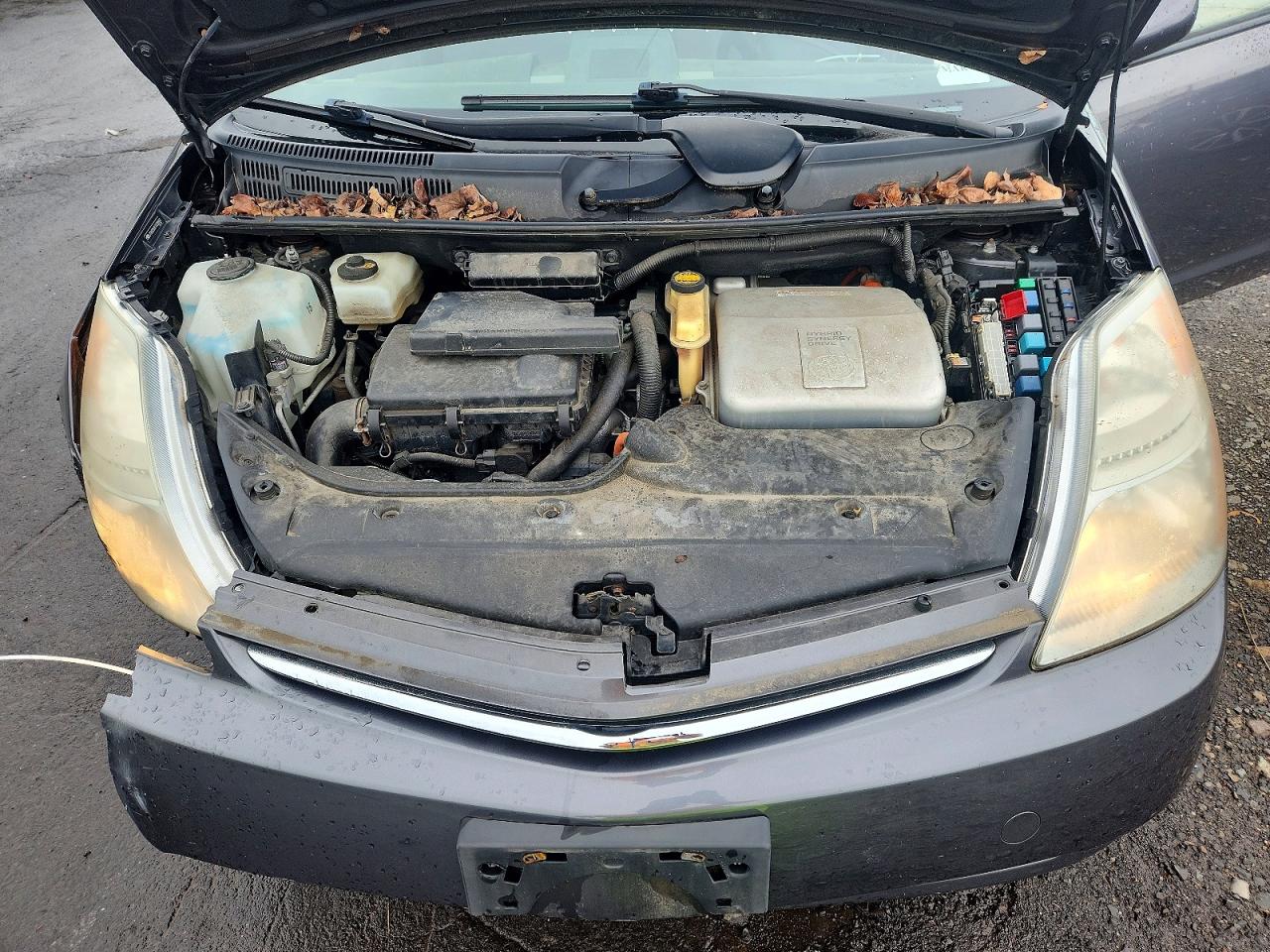 2007 Toyota Prius Base Gray vin: JTDKB20U873238883