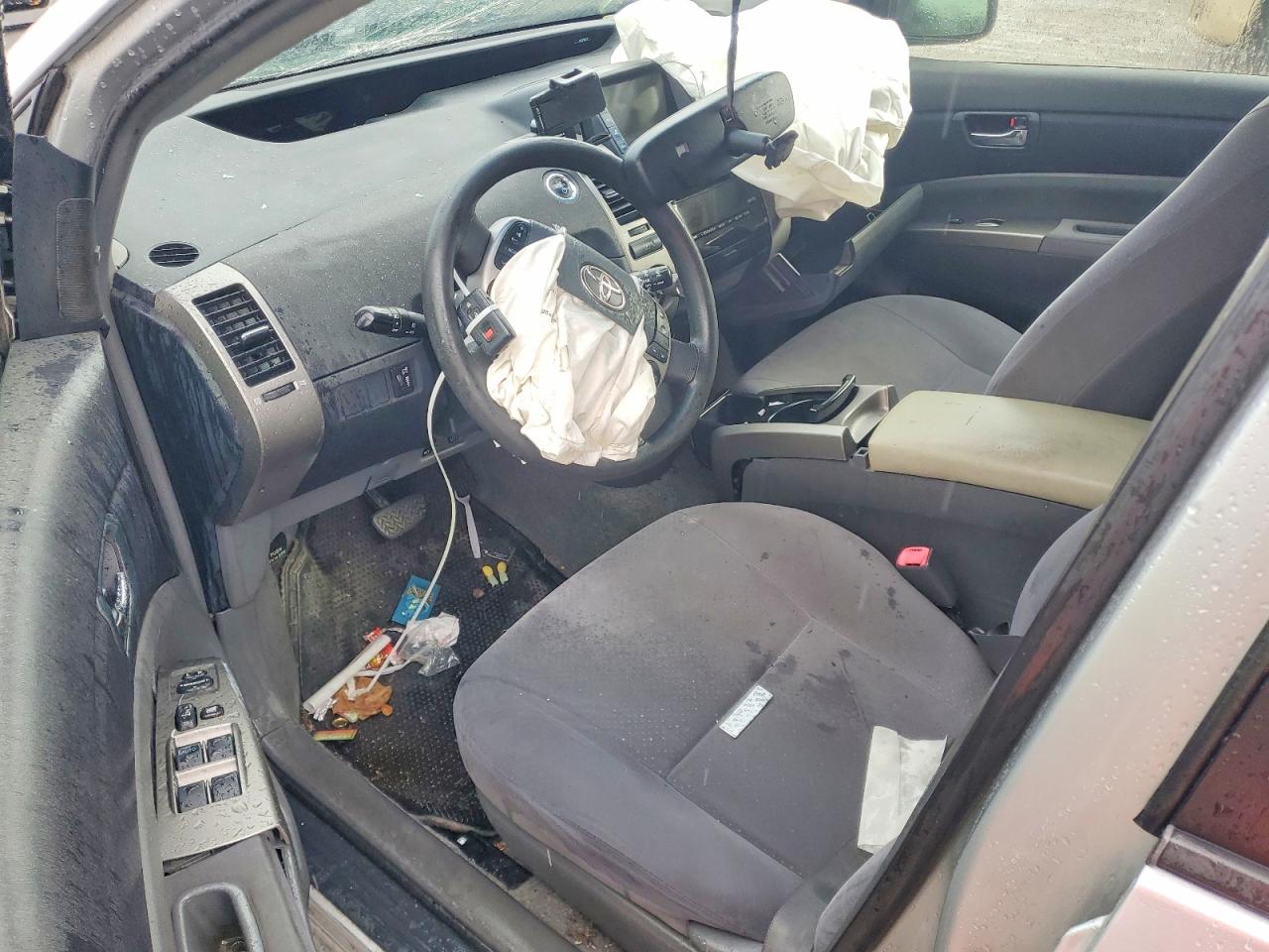 2007 Toyota Prius Base Silver vin: JTDKB20U873248782