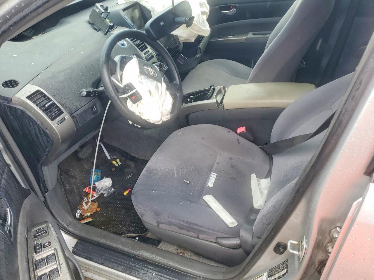 2007 Toyota Prius Base Silver vin: JTDKB20U873248782