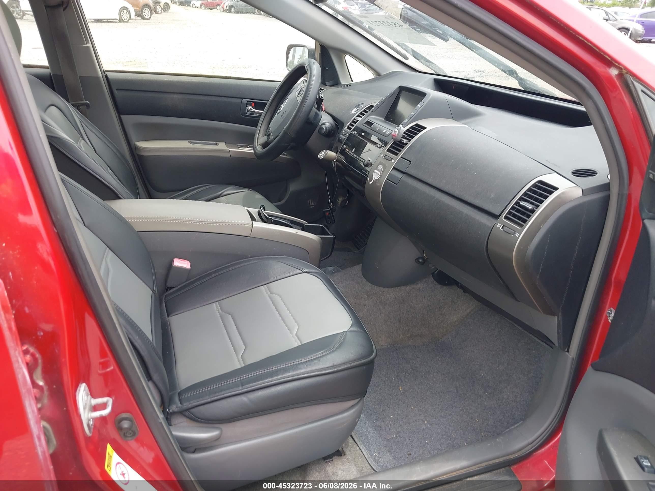 2007 Toyota Prius   Red vin: JTDKB20U873263136