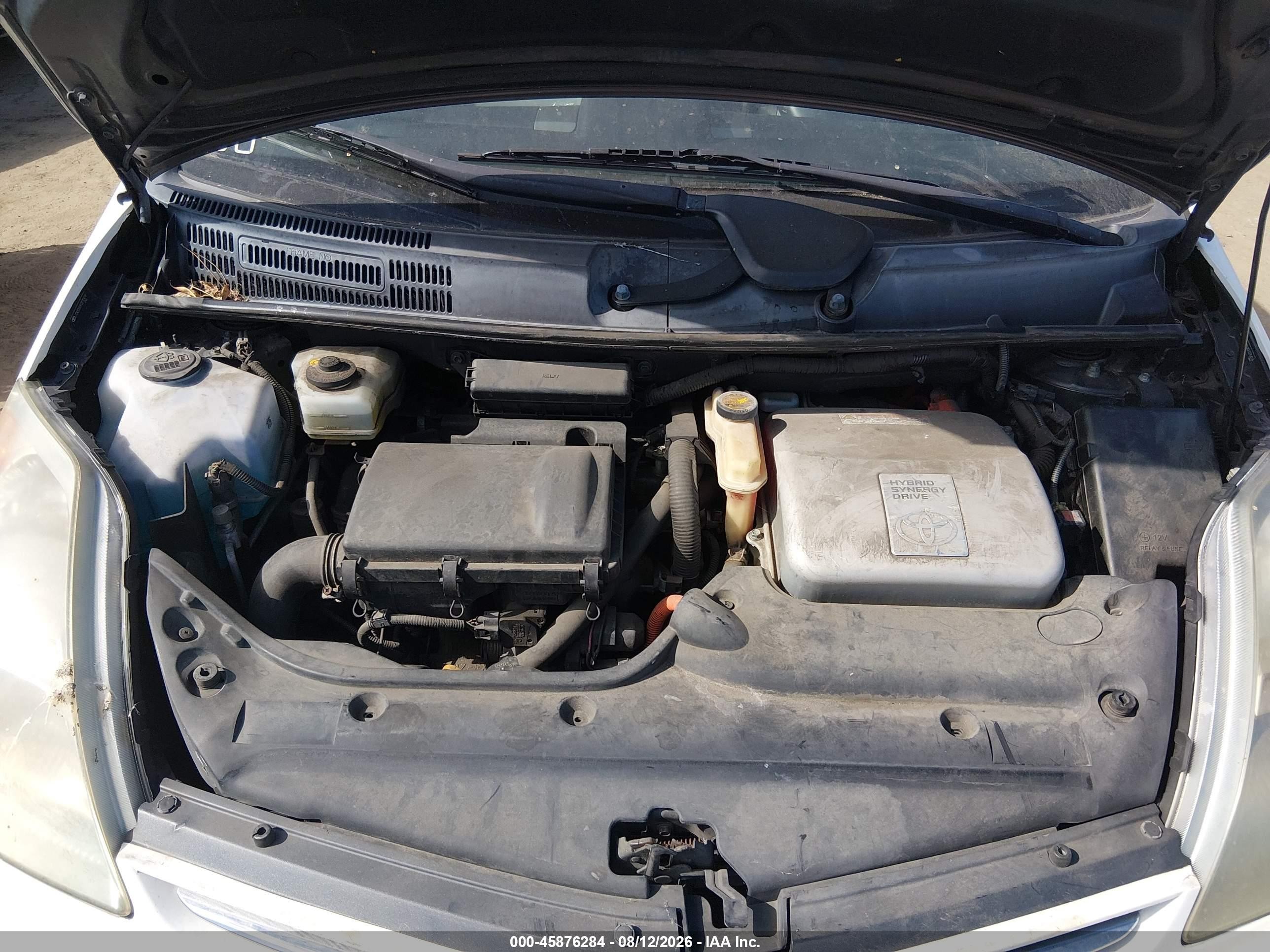 2007 Toyota Prius   Белый vin: JTDKB20U873270474