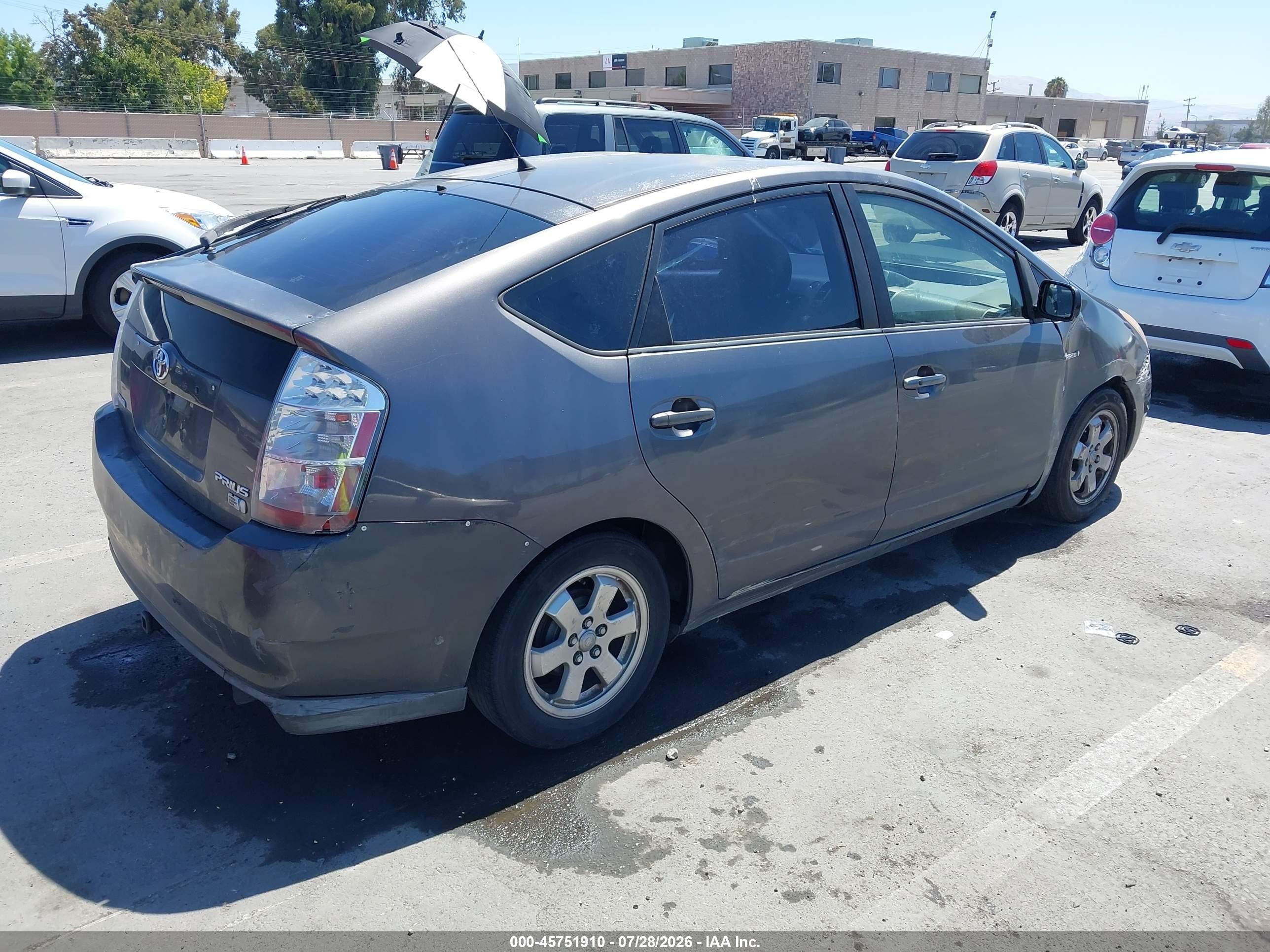 2007 Toyota Prius   Gray vin: JTDKB20U873271981