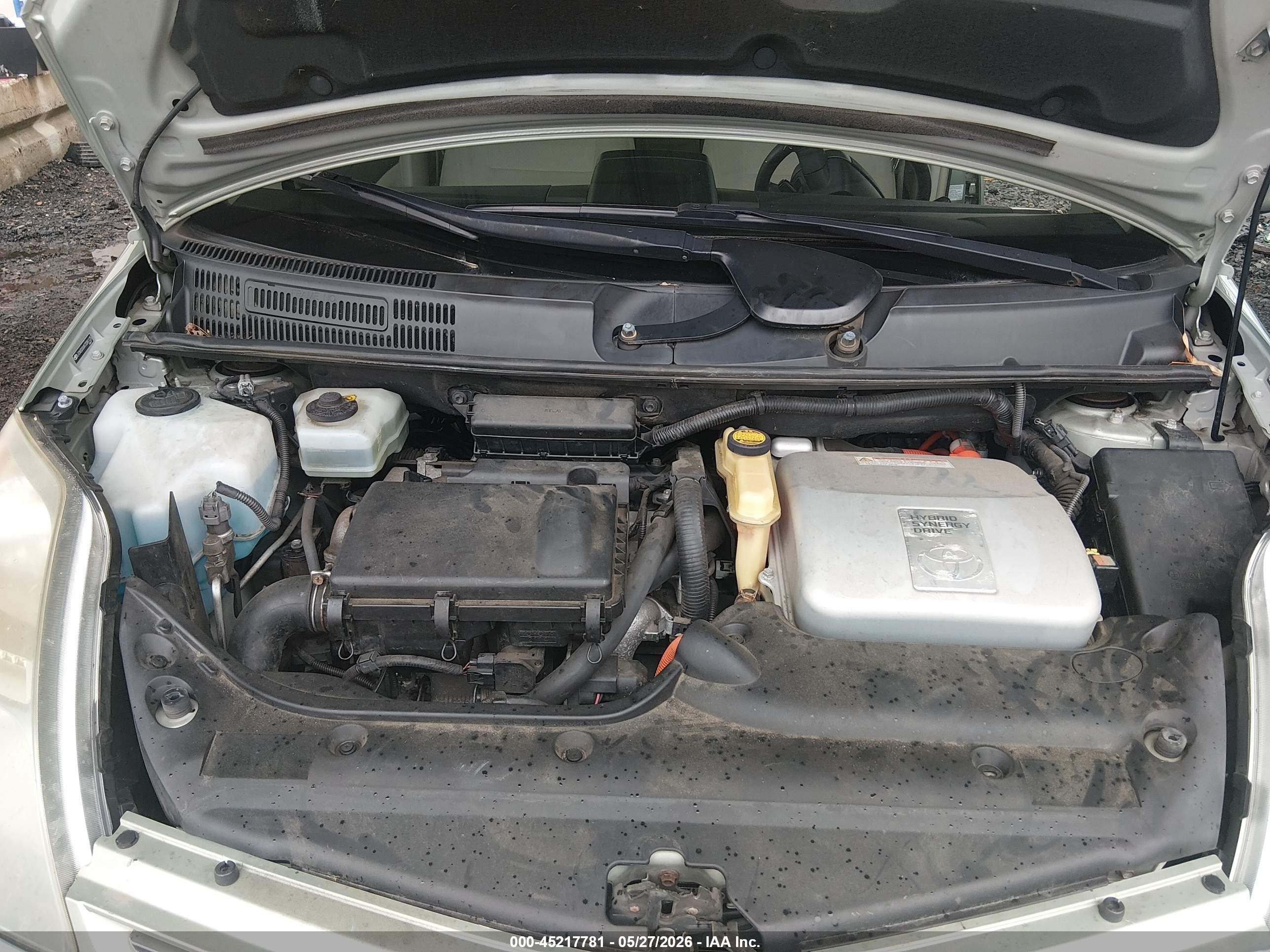 2007 Toyota Prius   Серебряный vin: JTDKB20U873281135
