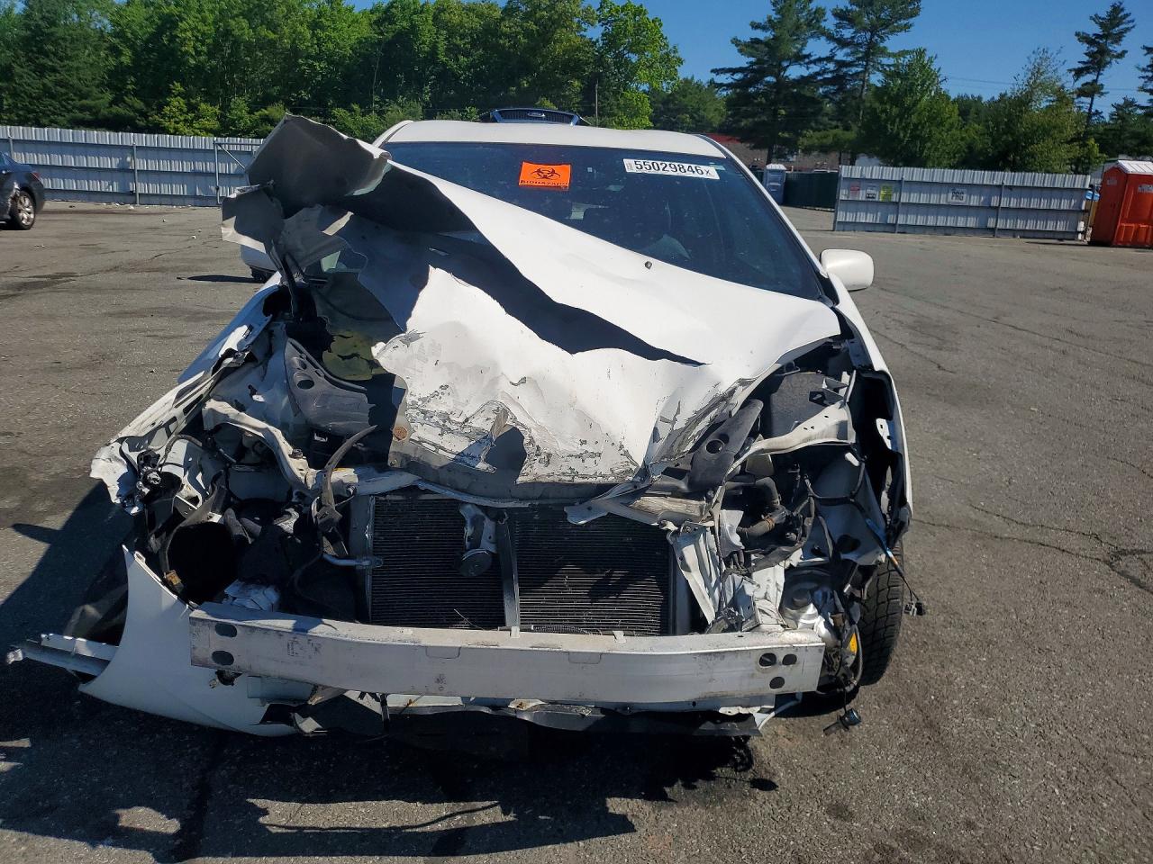 2007 Toyota Prius Base White vin: JTDKB20U873281393