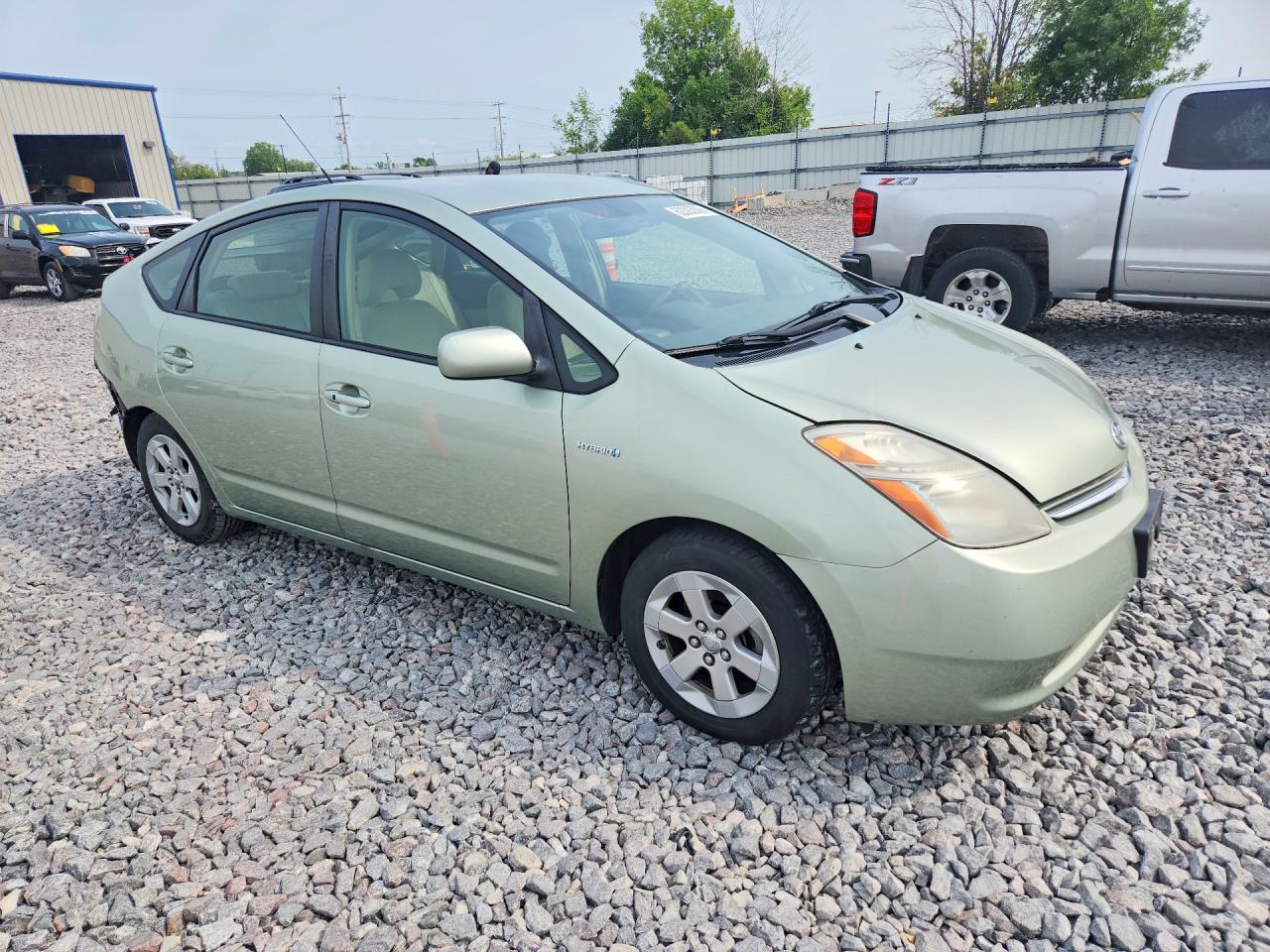 2007 Toyota Prius Green vin: JTDKB20U873292815