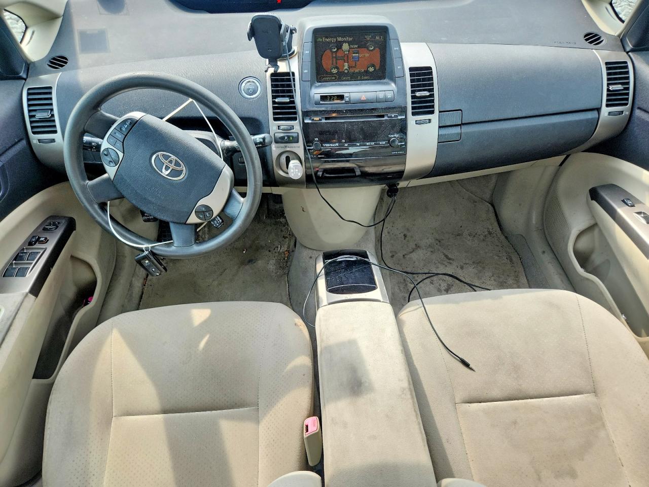 2007 Toyota Prius Green vin: JTDKB20U873292815