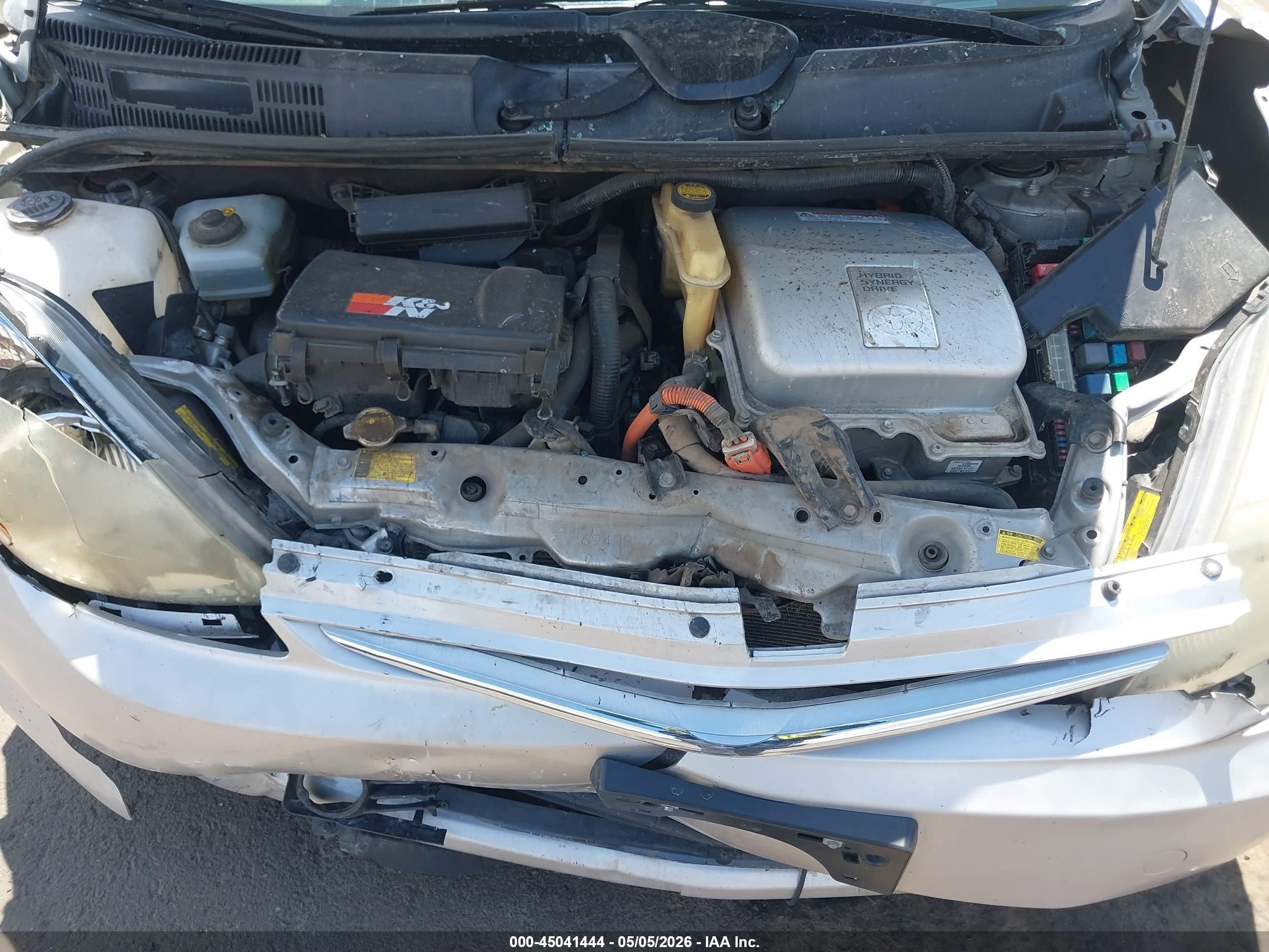 2007 Toyota Prius Touring Серебряный vin: JTDKB20U873294645