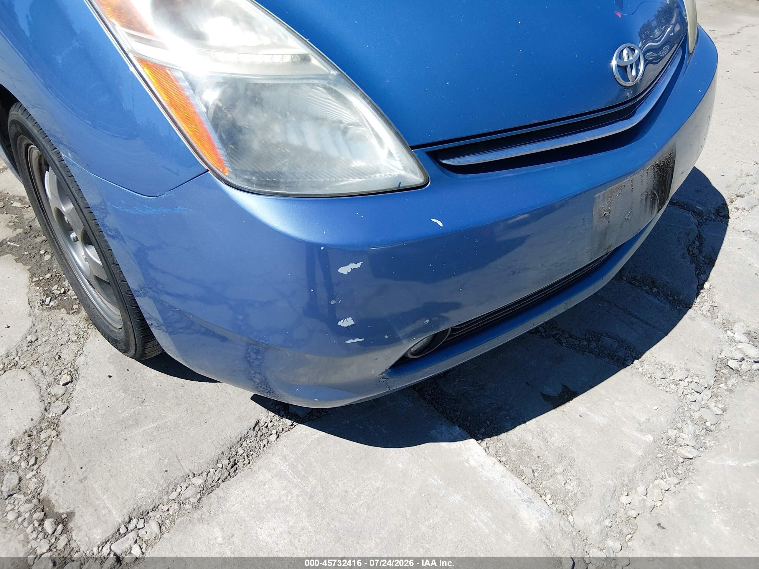2007 Toyota Prius Touring Blue vin: JTDKB20U877572131