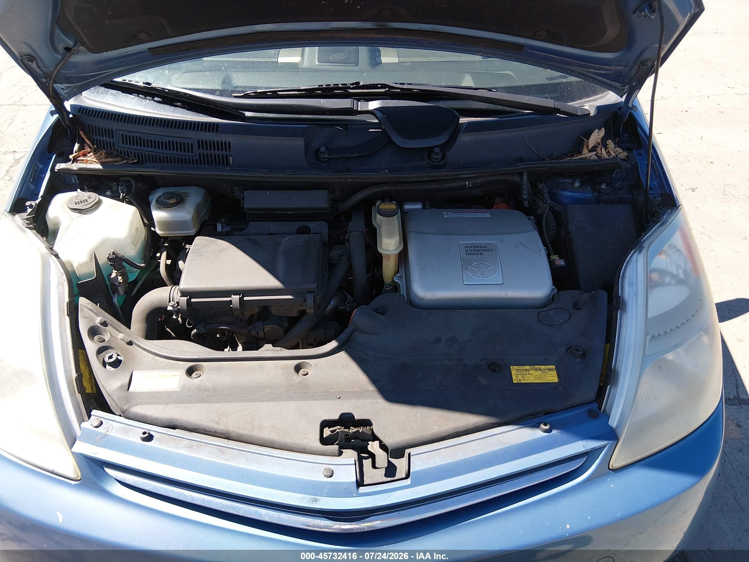 2007 Toyota Prius Touring Blue vin: JTDKB20U877572131