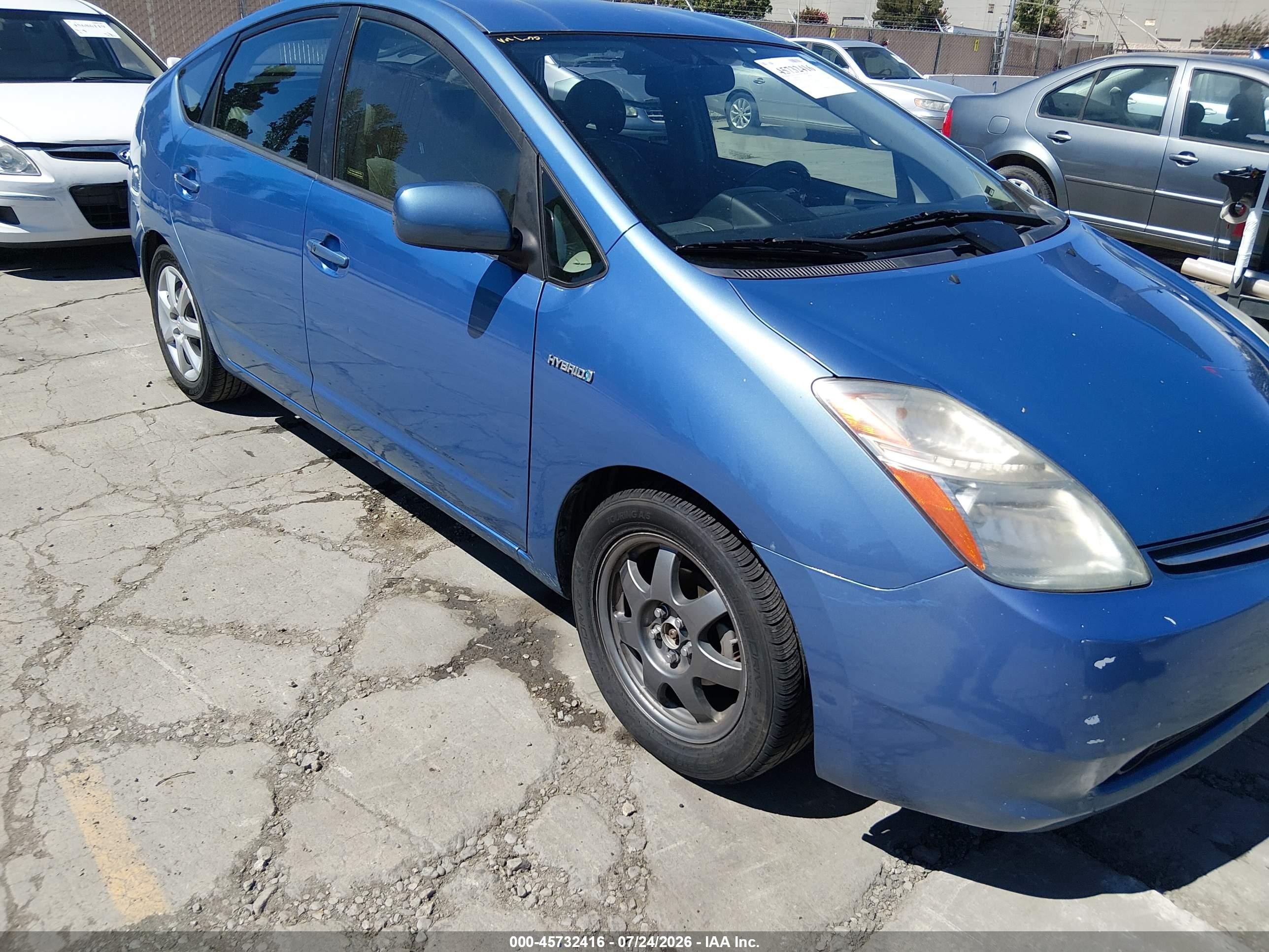 2007 Toyota Prius Touring Blue vin: JTDKB20U877572131