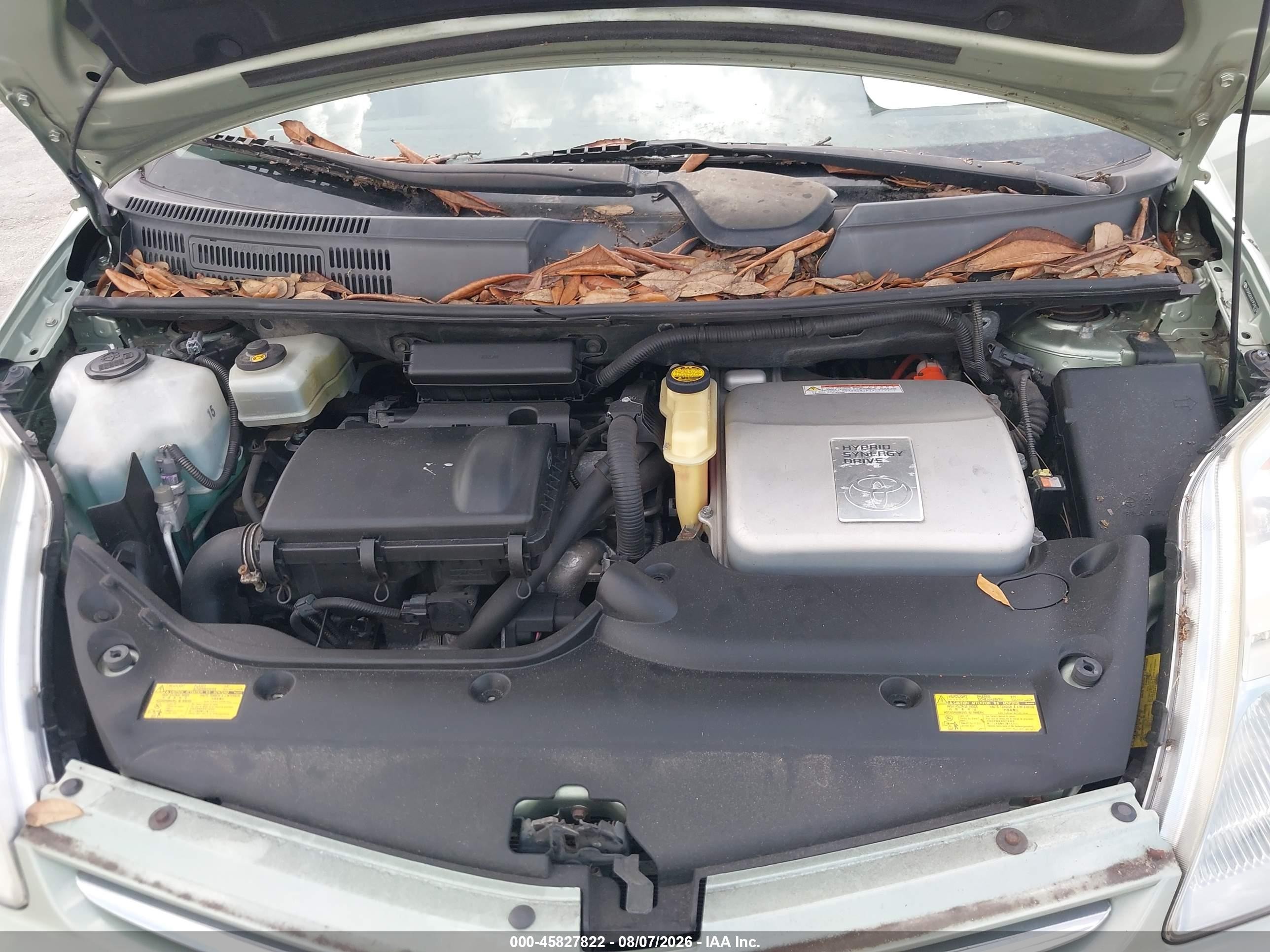 2007 Toyota Prius   Зеленый vin: JTDKB20U877574123