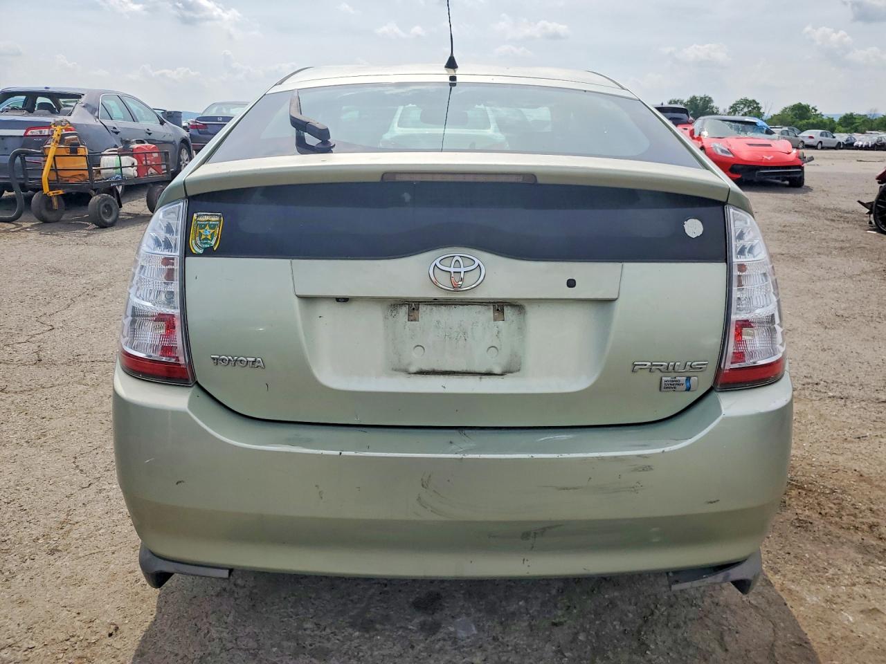 2007 Toyota Prius Base Green vin: JTDKB20U877580990