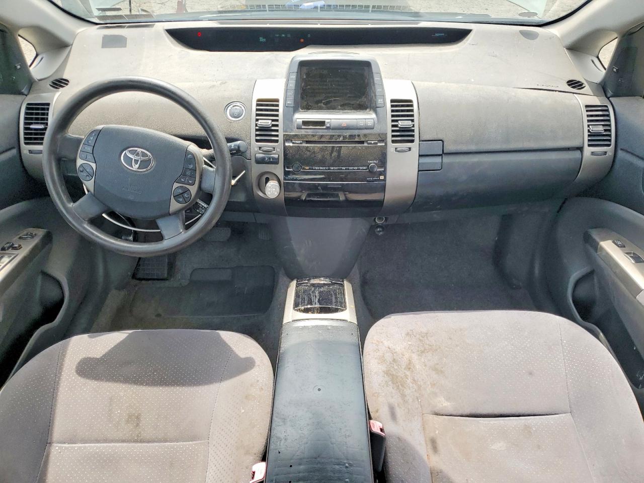 2007 Toyota Prius Base Green vin: JTDKB20U877580990