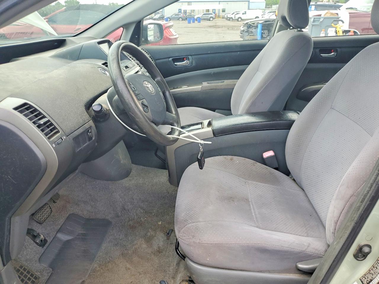 2007 Toyota Prius Base Green vin: JTDKB20U877580990