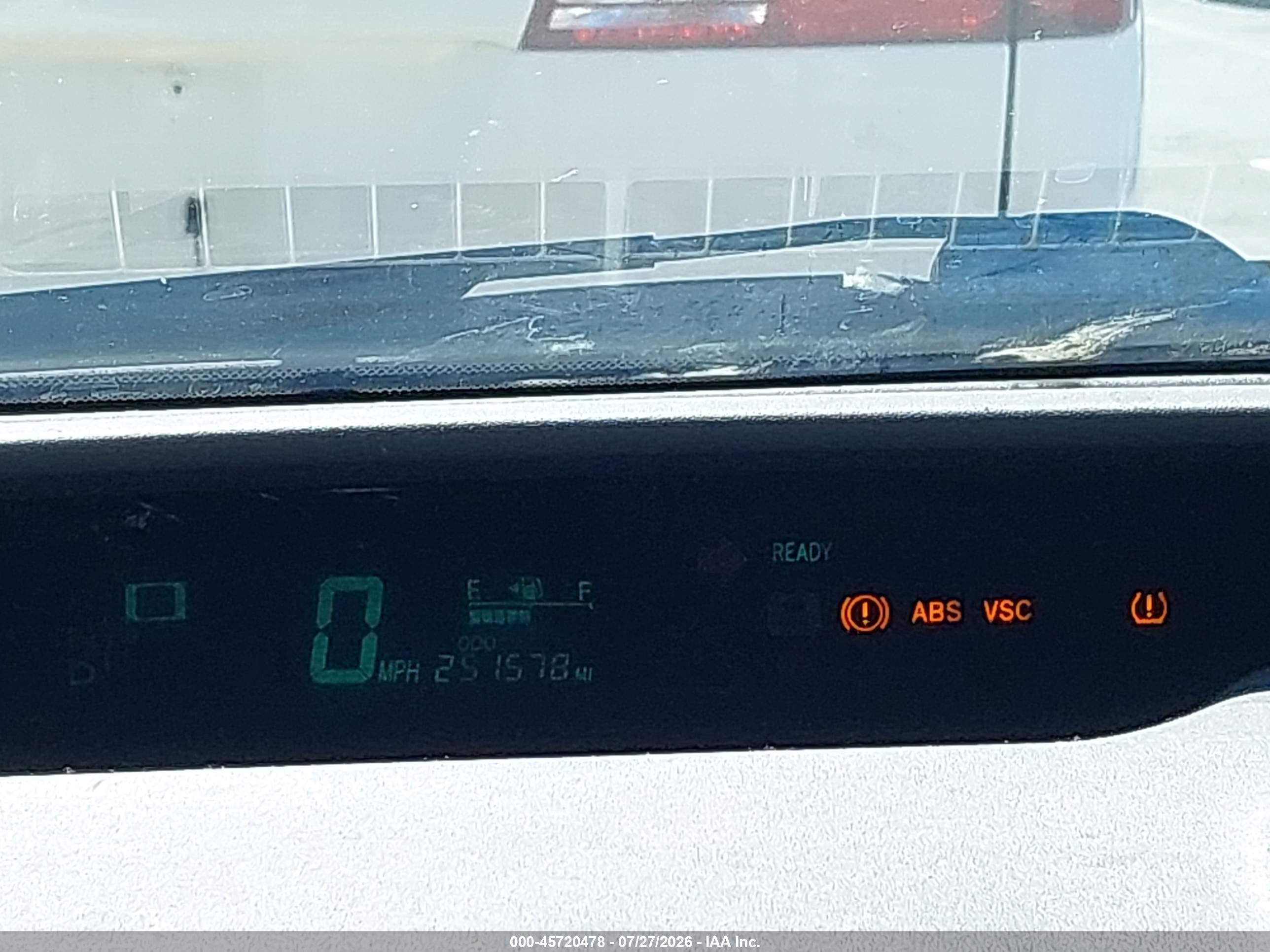 2007 Toyota Prius   Red vin: JTDKB20U877596221