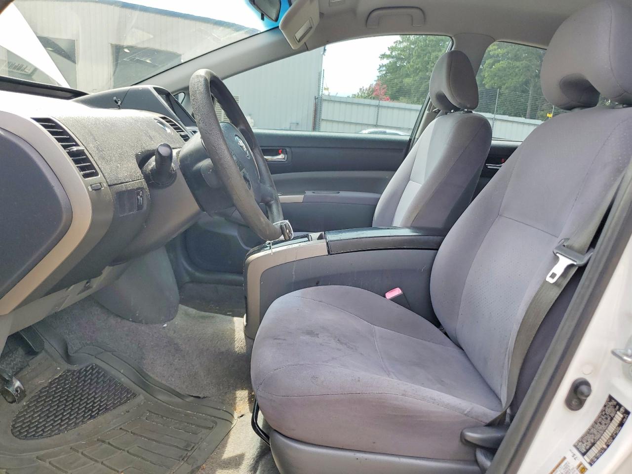 2007 Toyota Prius Base White vin: JTDKB20U877624633