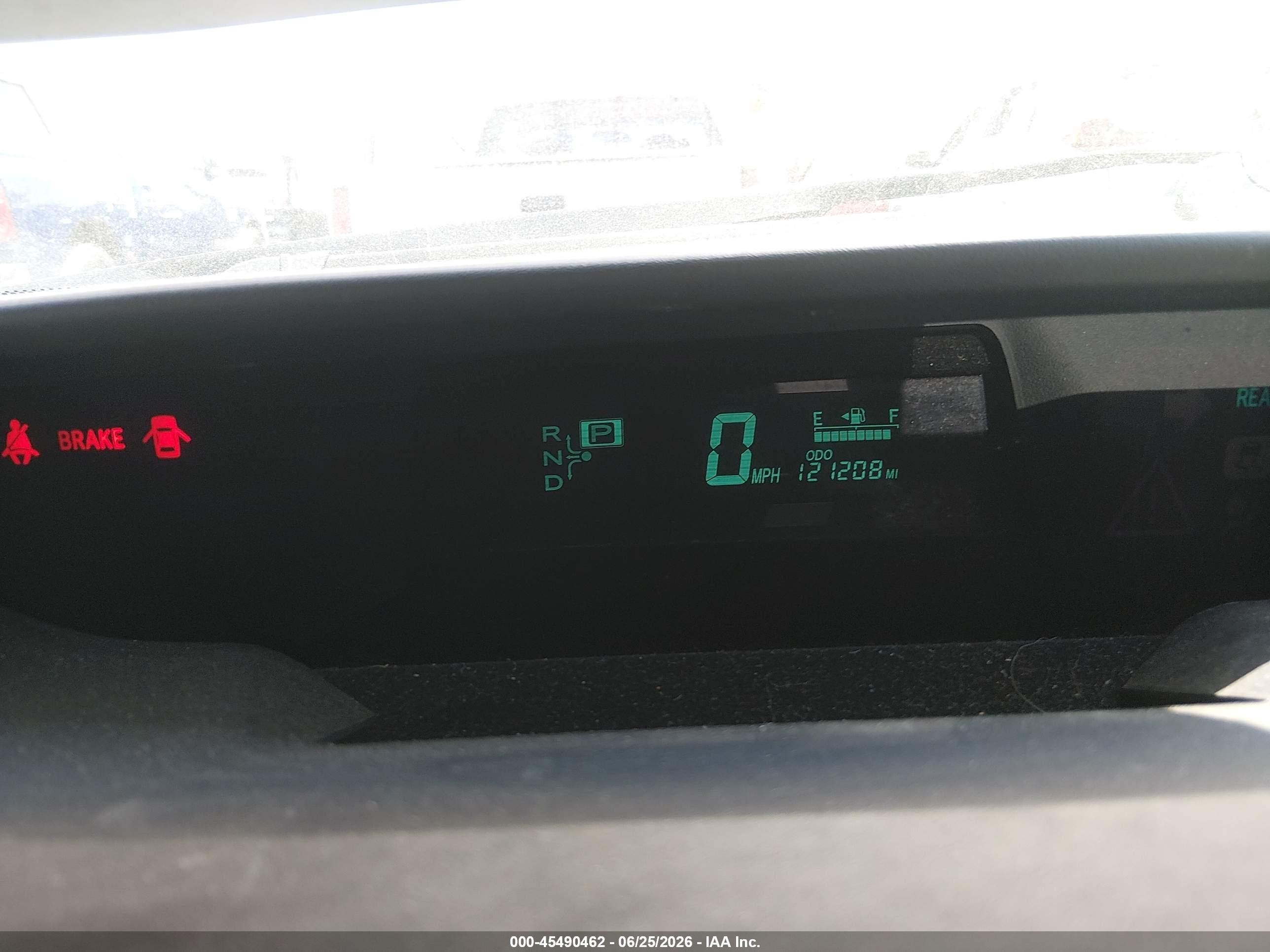 2007 Toyota Prius Red vin: JTDKB20U877634739