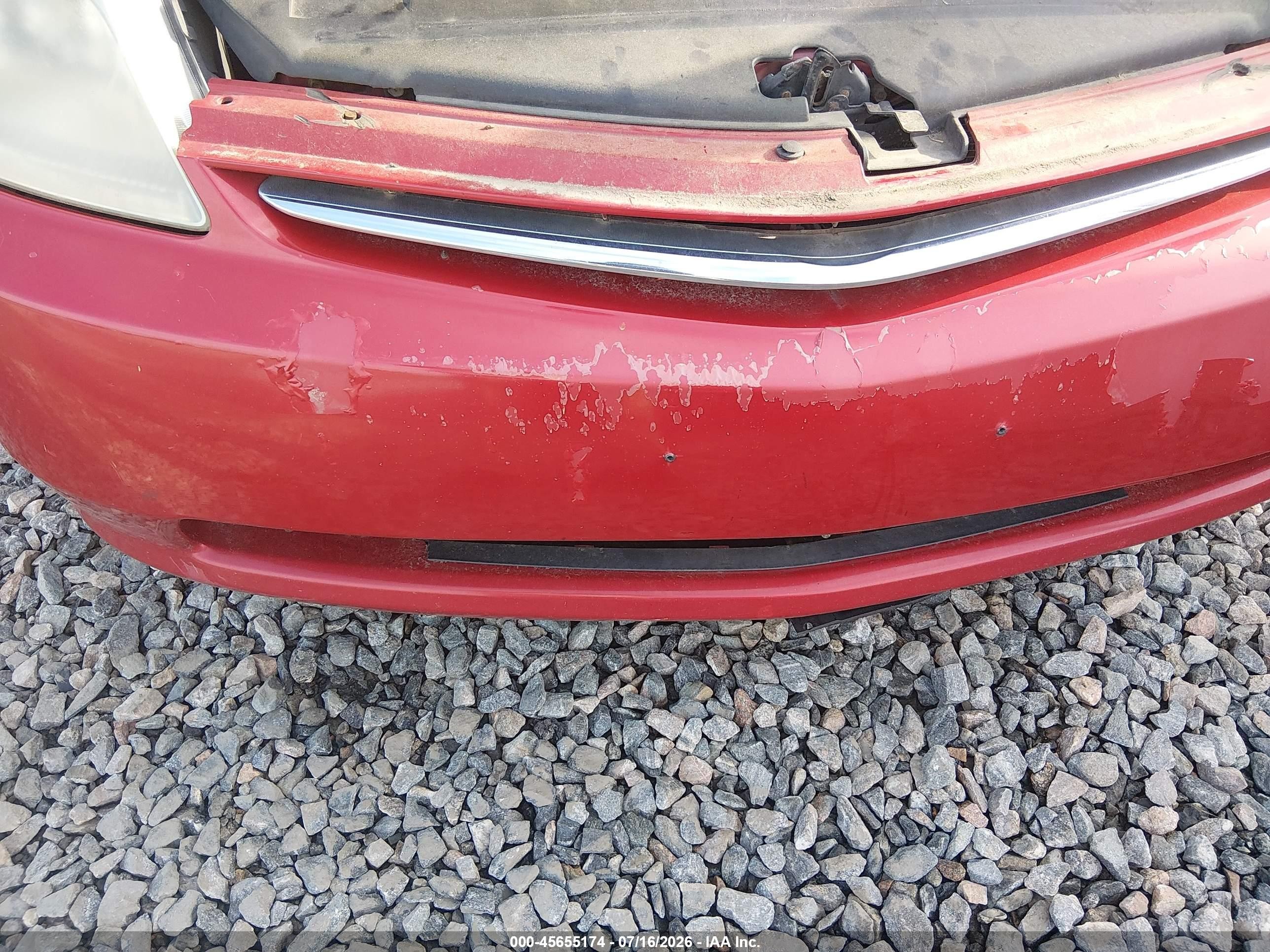 2007 Toyota Prius   Red vin: JTDKB20U877654361