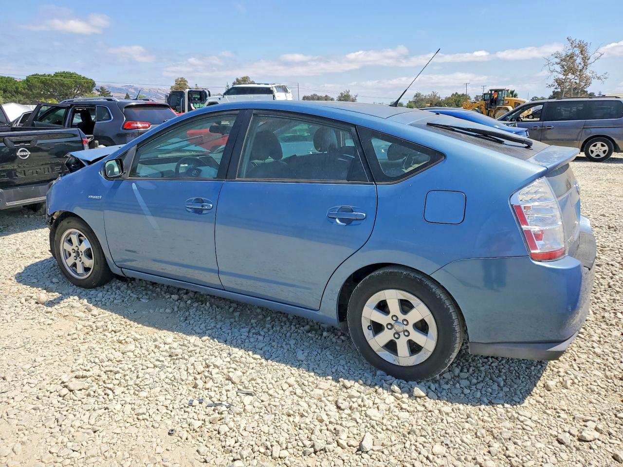 2007 Toyota Prius Base Blue vin: JTDKB20U877659267