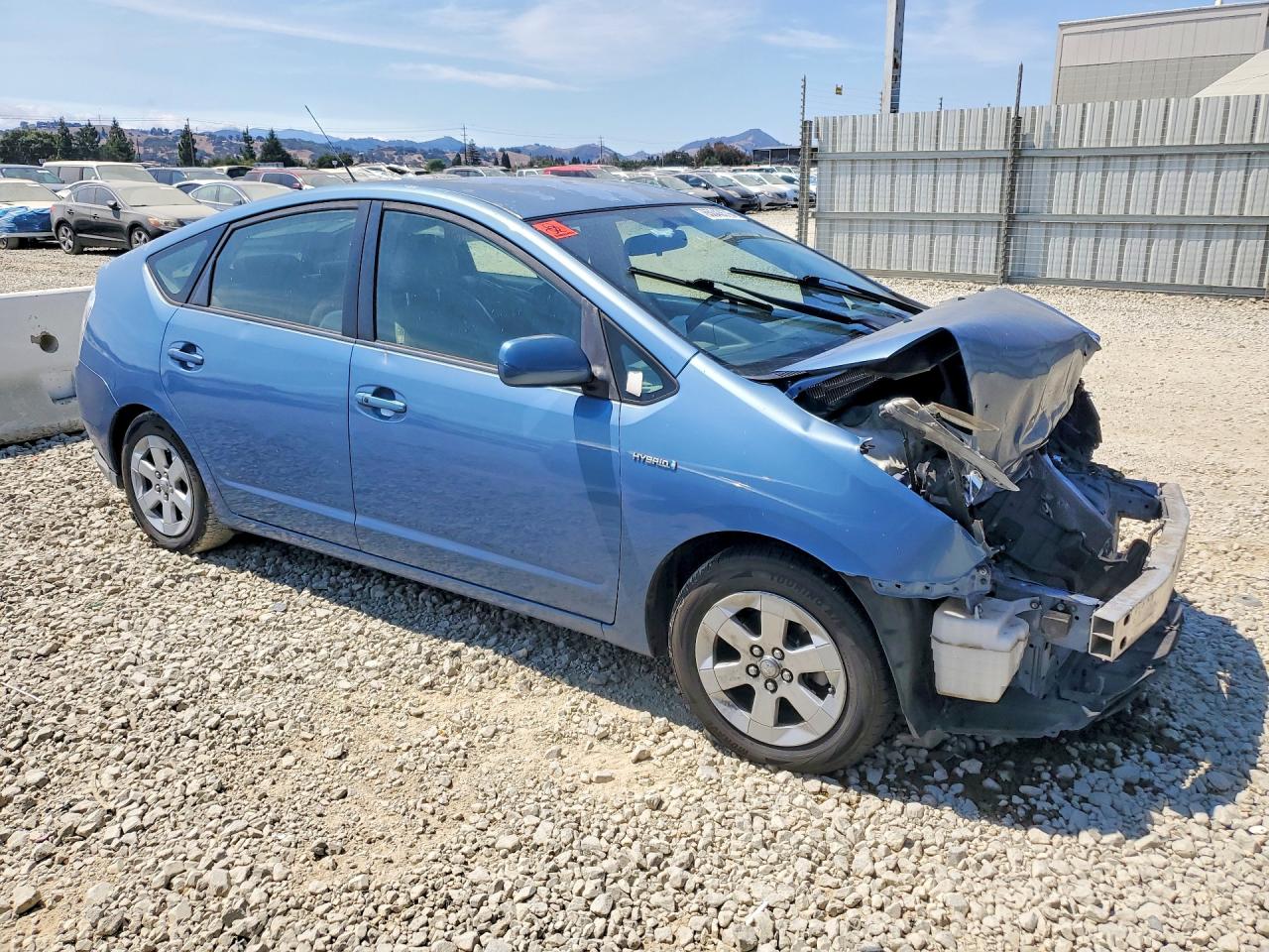 2007 Toyota Prius Base Blue vin: JTDKB20U877659267