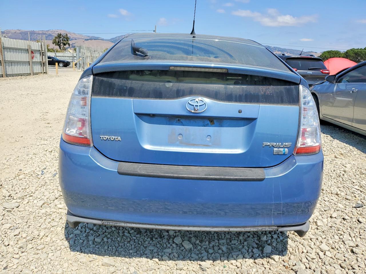 2007 Toyota Prius Base Blue vin: JTDKB20U877659267
