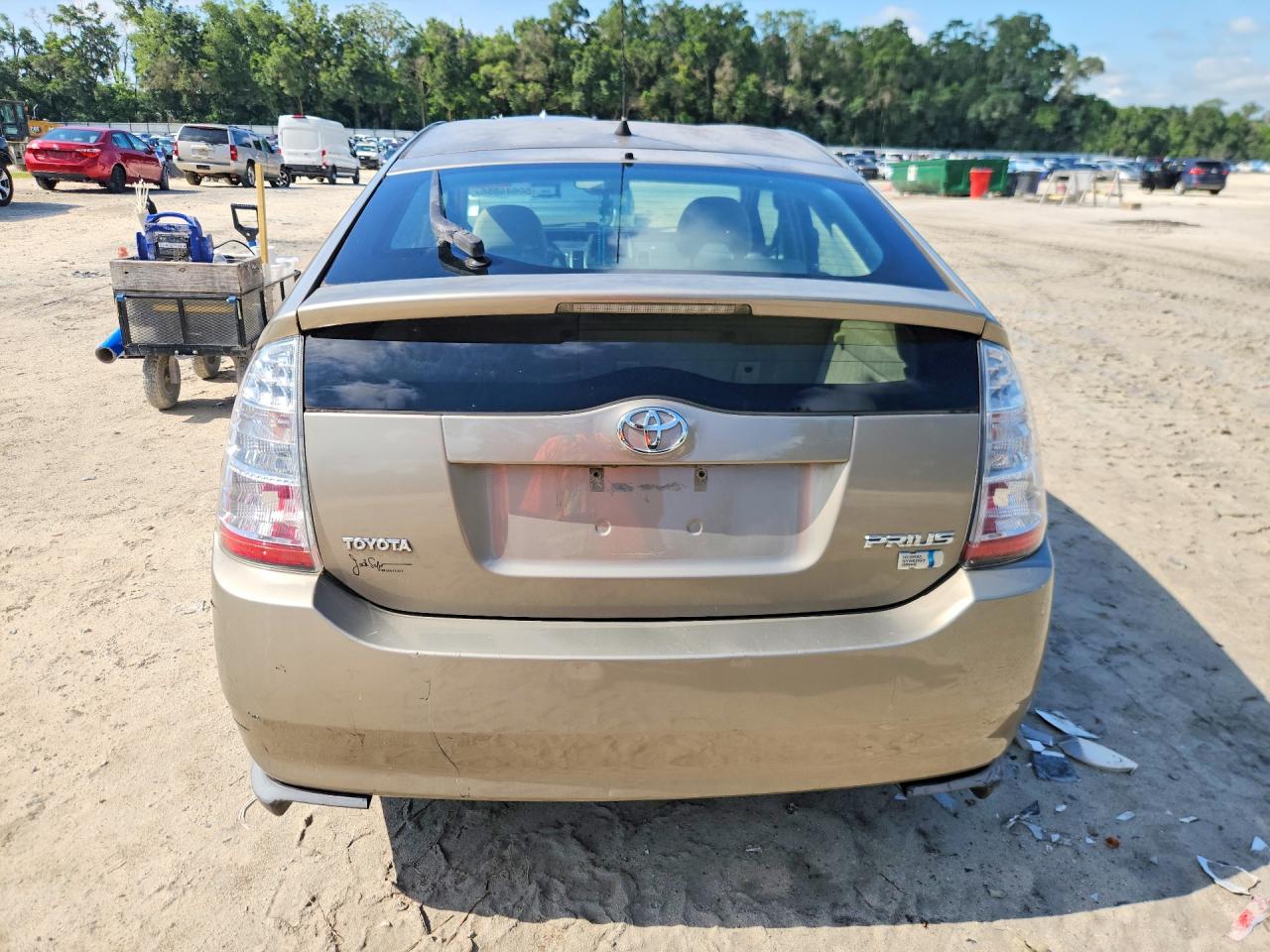 2007 Toyota Prius Base Золотой vin: JTDKB20U877660306